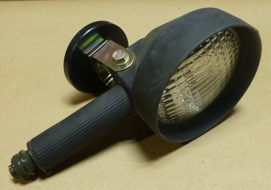 J.W. Speaker 2 Pin Circular Mil Connector 24V Magnetic Handheld Spotlight USA | Replacement Truck Parts, Trailer Accessories, Automobile Supplies, Car Parts & Accessories