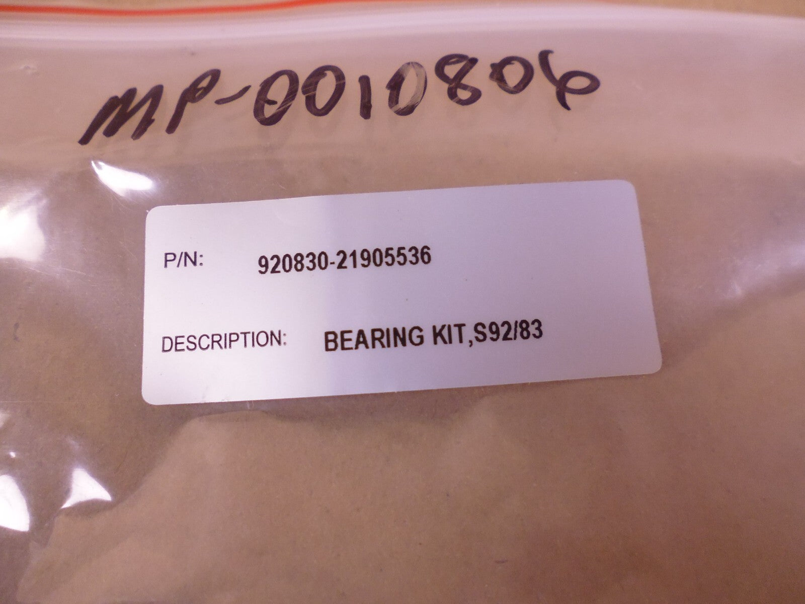 Bray 920830-21905536 Bearing Kit S92/83 + Seal Kit S92/63 920630-21904560 | Industrial MRO Replacement Parts, Manufacturing Machine Parts & Components, Heavy Equipment Parts Supplier