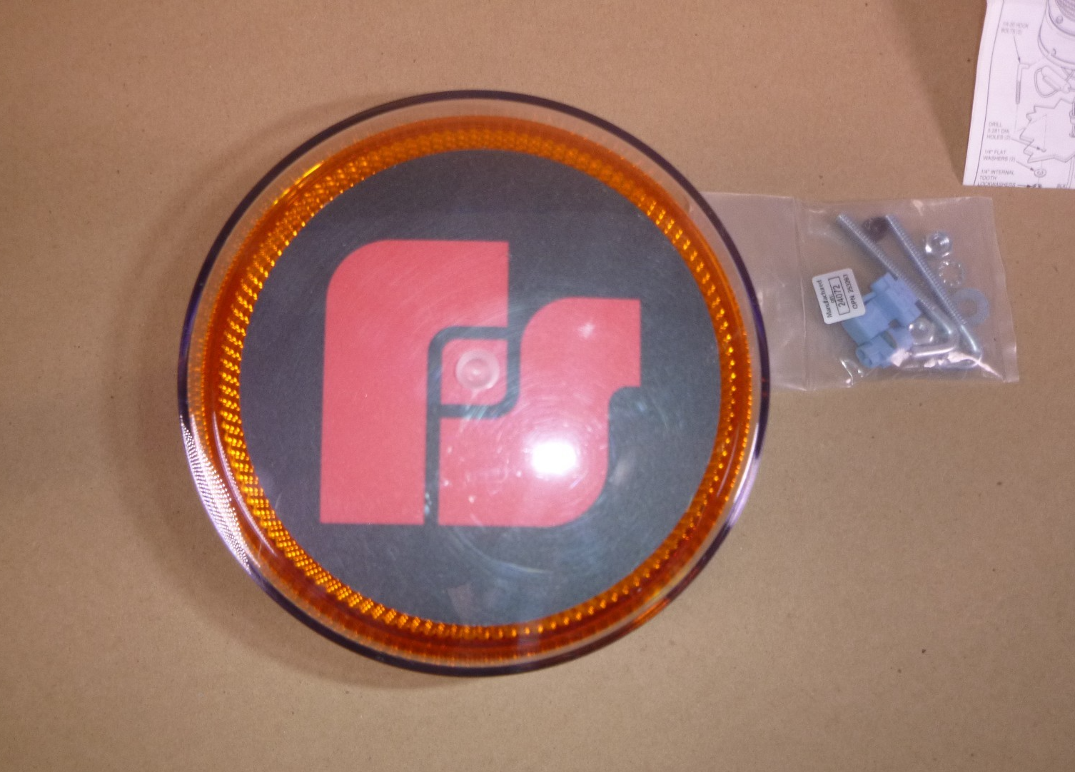 420223-02 Federal Signal 651 Amber LED Beacon Light 12-24 Volts *NO GASKET* | Electrical MRO Replacement Parts & Components and Commercial Electrical Supplies Company