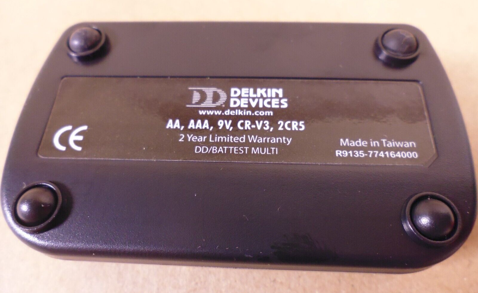 Delkin Devices DD/BATTEST MULTI RoHS AA/AAA 9V CR-V3 2CR5 Battery Power Tester | Industrial MRO Tools and Replacement Industrial Equipment Components