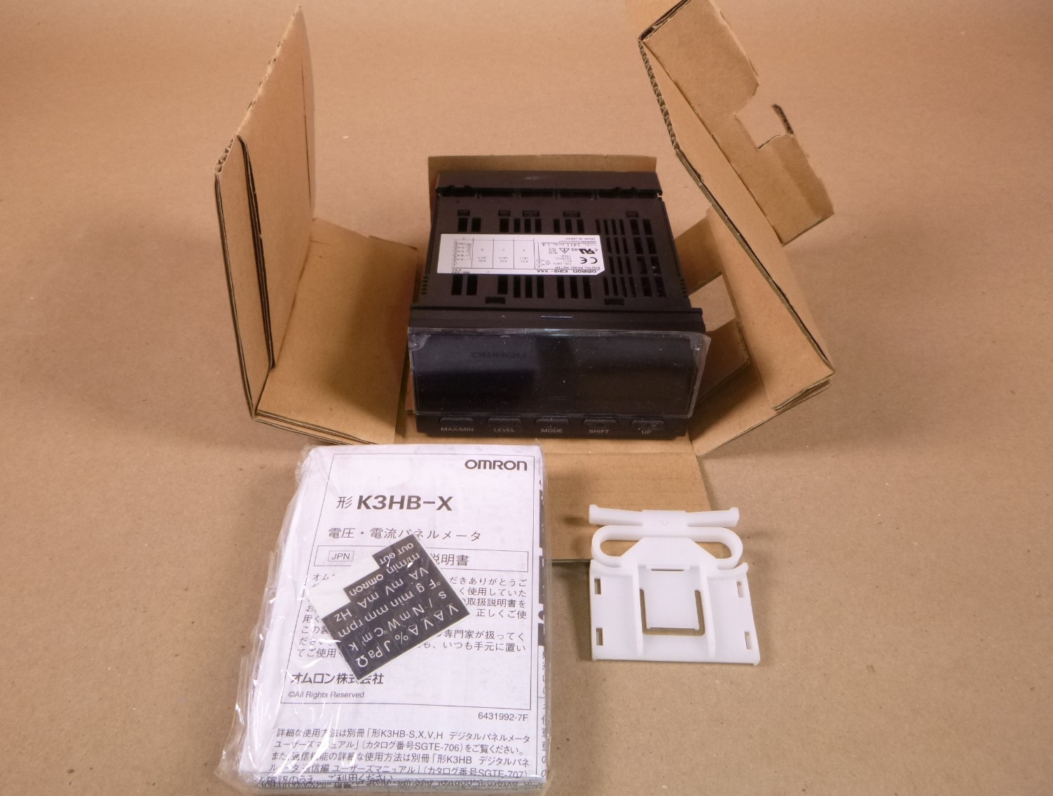 K3HB-XAA Omron Digital Panel Meter ProcMtr, ACcurrnt in, 100-240VAC | Electrical MRO Replacement Parts & Components and Commercial Electrical Supplies Company