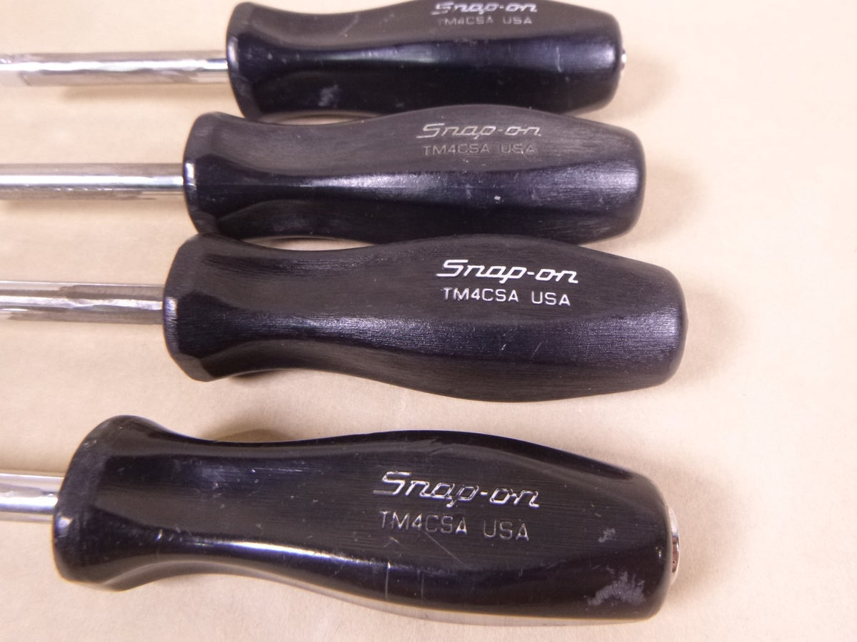 USED 4x Snap-on 1/4" Drive 6" Black Hard Grip Socket Driver Handle Extension TM4CSA | Industrial MRO Tools and Replacement Industrial Equipment Components