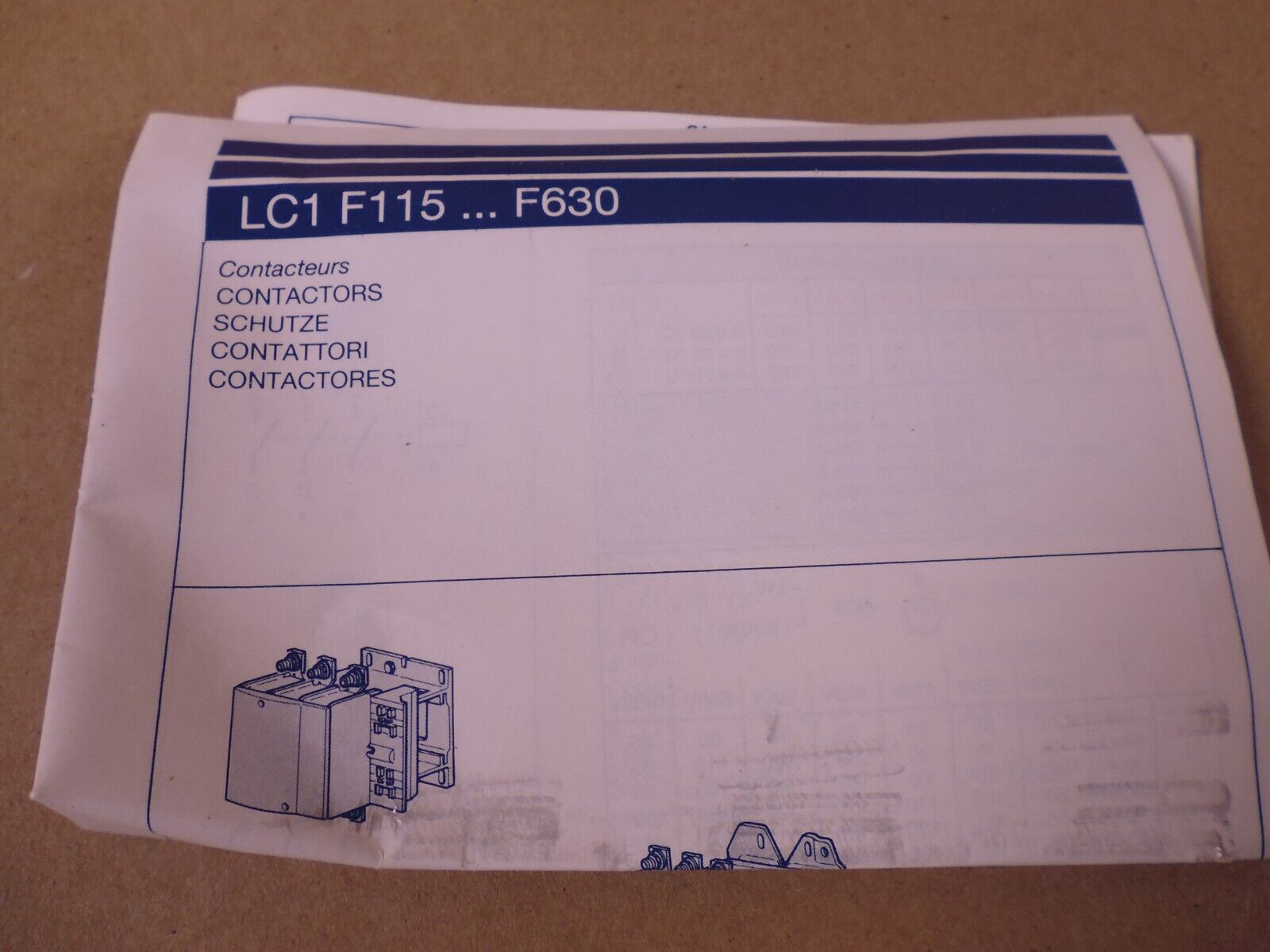 Telemecanique LC1F115 Contactor 3PH 600VAC 175A 100HP w/ LX1FF110 110V Coil | Electrical MRO Replacement Parts & Components and Commercial Electrical Supplies Company