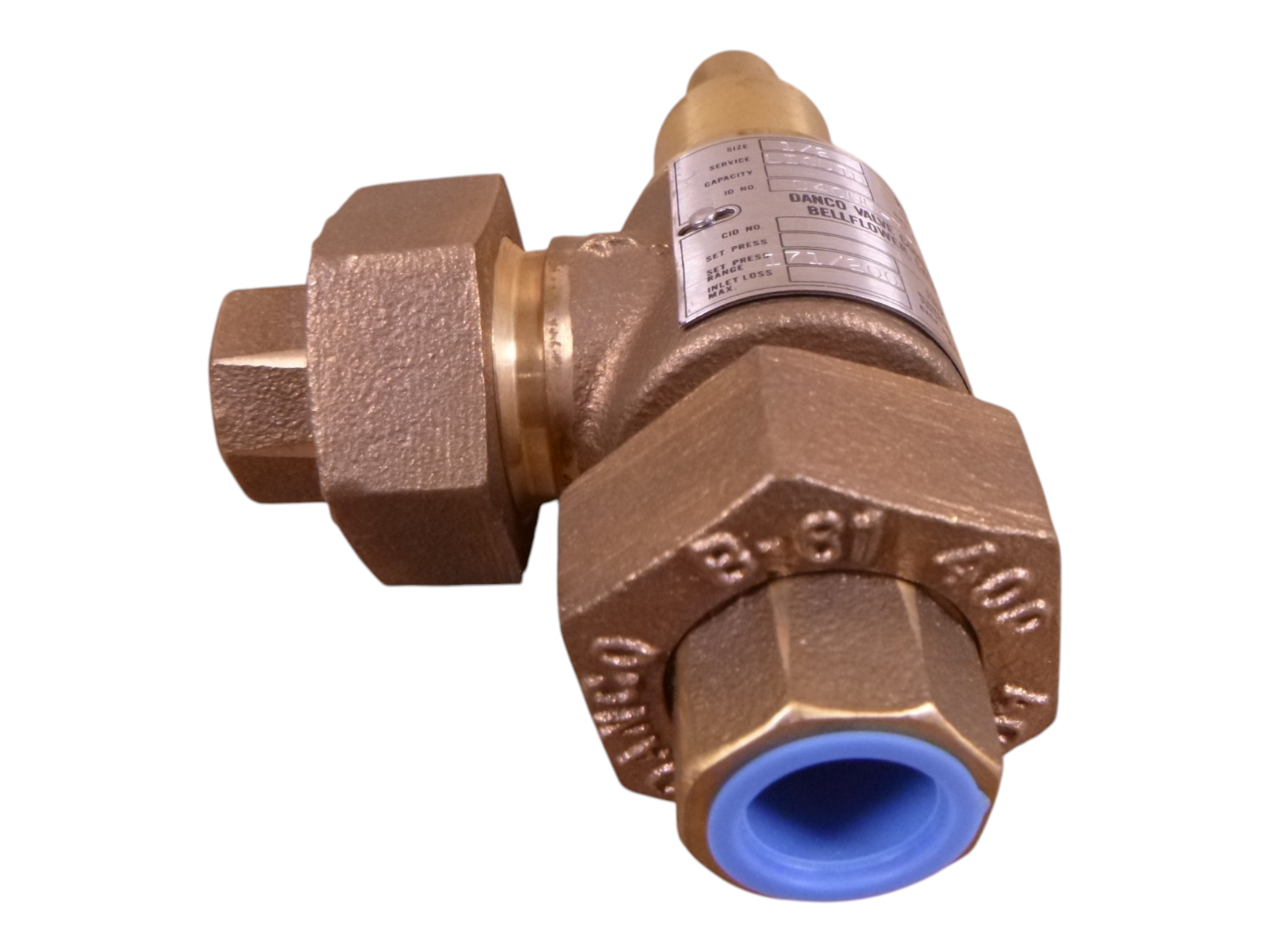 Danco D40UU Air Compressor Pressure Relief Valve 1/2" B61 Liquid D40UU-7-1477