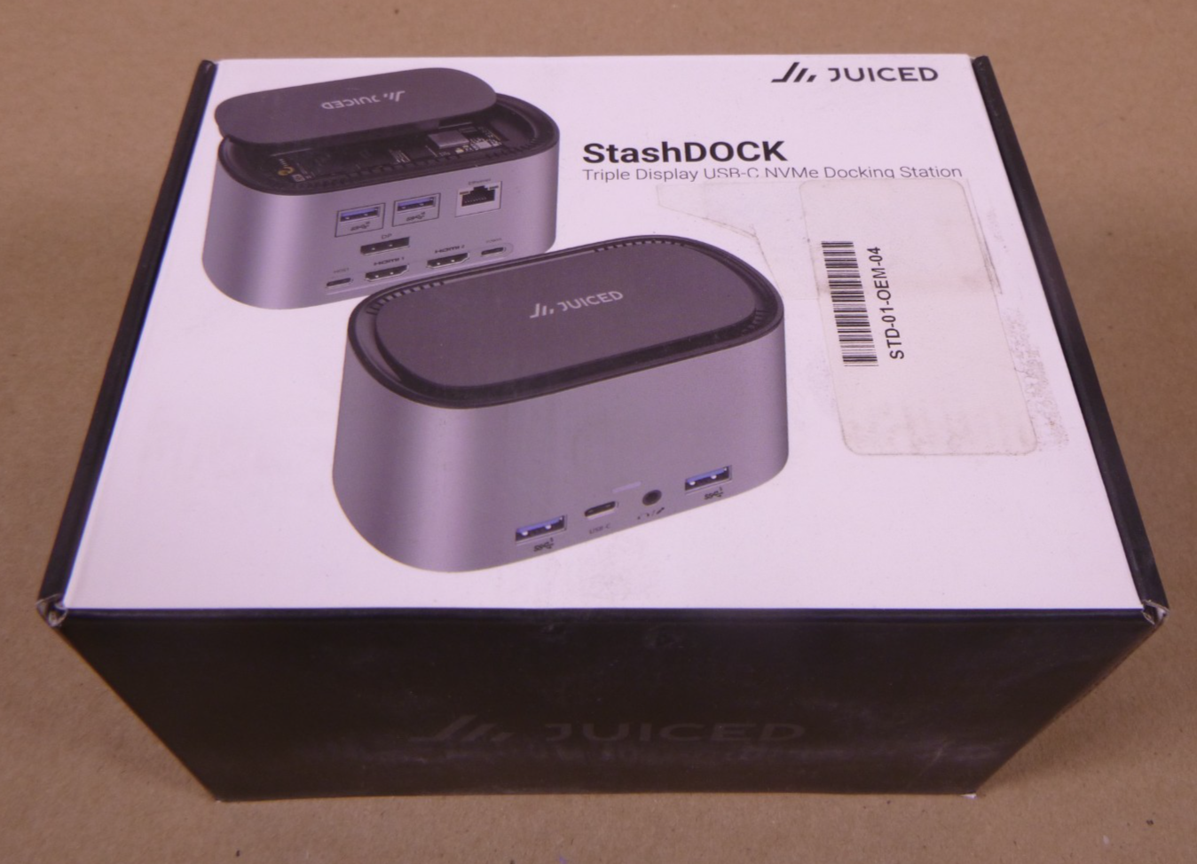 Juiced StashDOCK - USB-C Triple Display NVMe Docking Station HDMI USB 3.0 | Electrical MRO Replacement Parts & Components and Commercial Electrical Supplies Company