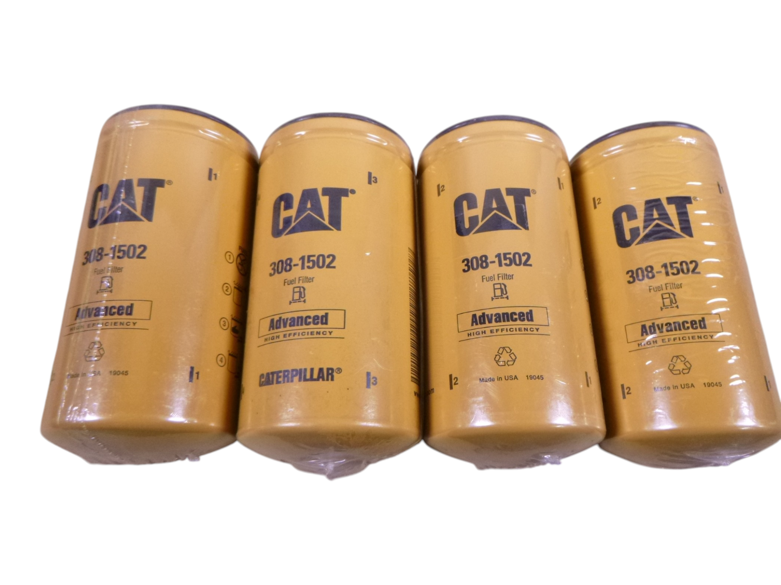 (11 PACK) OEM CAT 308-1502 Fuel Filter Advanced High Efficiency Caterpillar | Industrial Tractor Parts Supplier and Surplus Tractor Parts & Accessories
