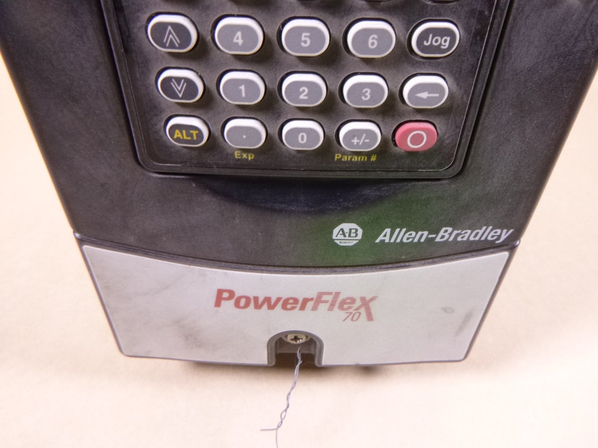 Allen Bradley 20AD3P4A3AYNNRC0 PowerFlex 70 Drive 2HP / 1.5HP 3Phase