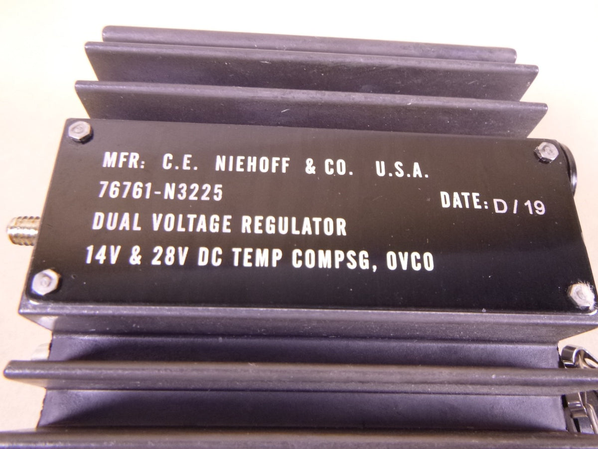 N3225 Niehoff Dual Voltage Regulator 14 & 28VDC Humvee 2920-01-593-9511 | Genuine HMMWV Replacement Parts and Military Surplus Humvee Parts & Accessories