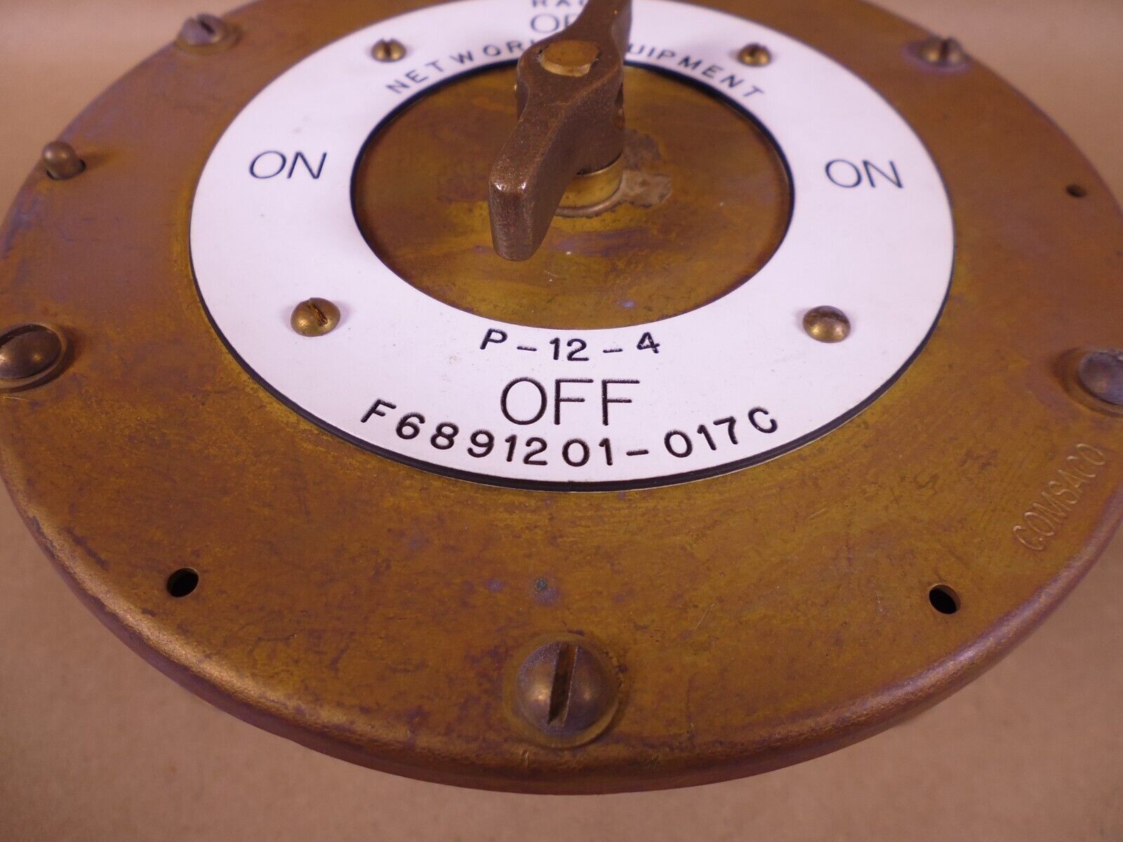 Naval Sea Marine F6891201-017C On/Off Switch Rack Network Equipment P-12-4 *UNTESTED* | Electrical MRO Replacement Parts & Components and Commercial Electrical Supplies Company