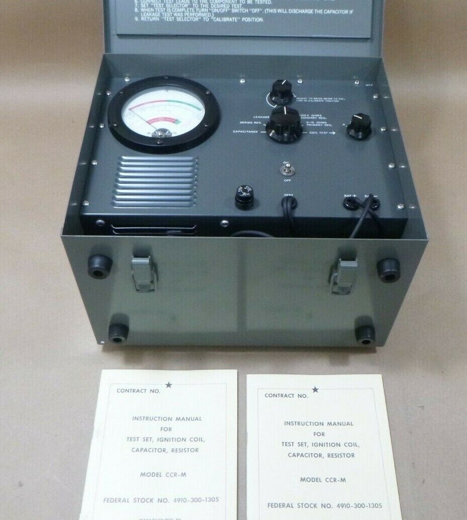NEW VIETNAM ERA 1967 SIMPSON CCR-M RESISTOR CAPACITOR IGNITION COIL TEST SET | Industrial MRO Tools and Replacement Industrial Equipment Components