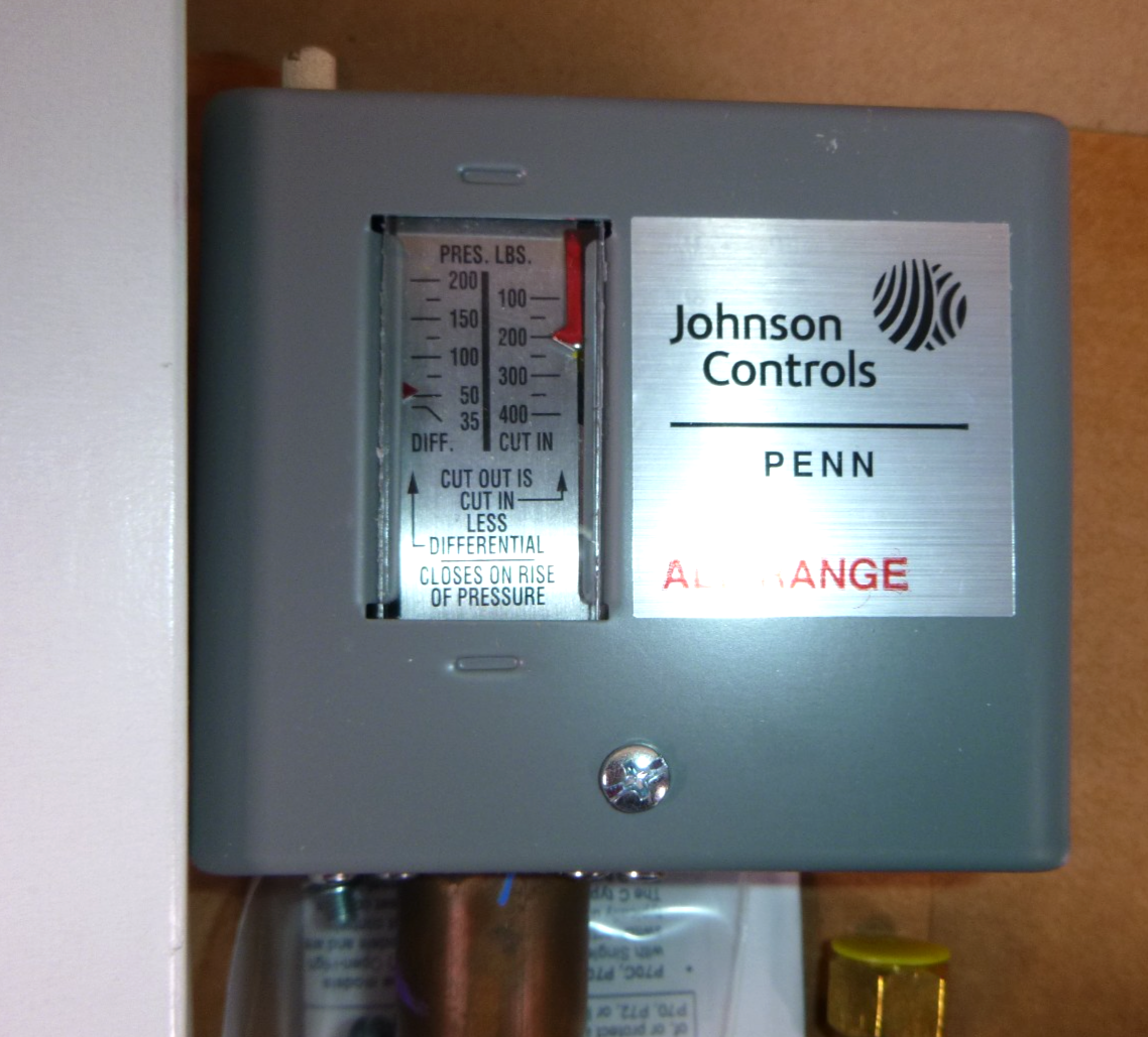 P70AA-118C Johnson Controls Head Pressure Fan Cycling 100/400 PSIG, SPST | Electrical MRO Replacement Parts & Components and Commercial Electrical Supplies Company