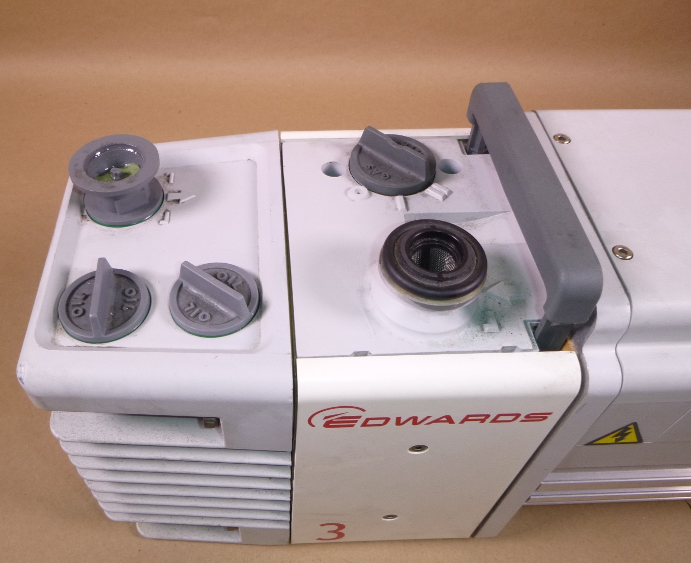 USED Edwards RV3 Rotary Vane Vacuum Pump (Missing The Mounting Base) Single Phase | Industrial Electric Motors, Pumps & Parts