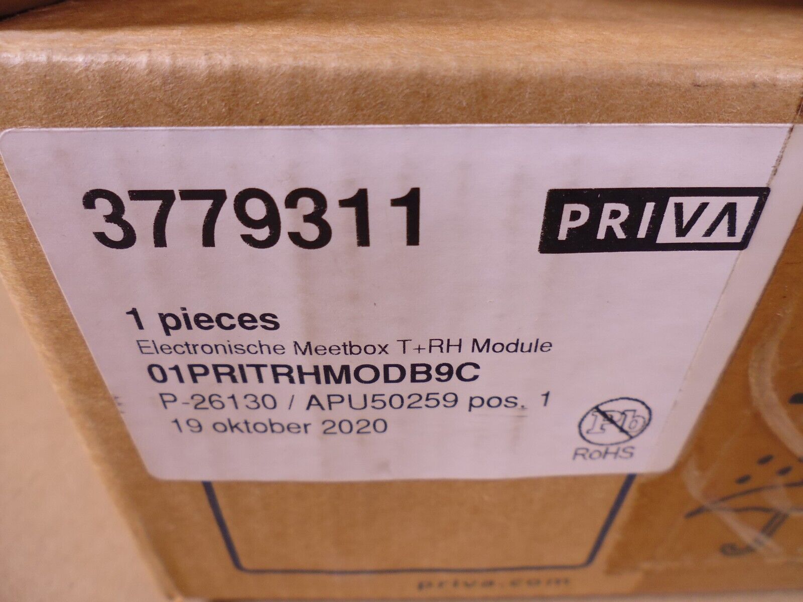 Priva 3779311 T+RH Measuring Meetbox Module | Electrical MRO Replacement Parts & Components and Commercial Electrical Supplies Company