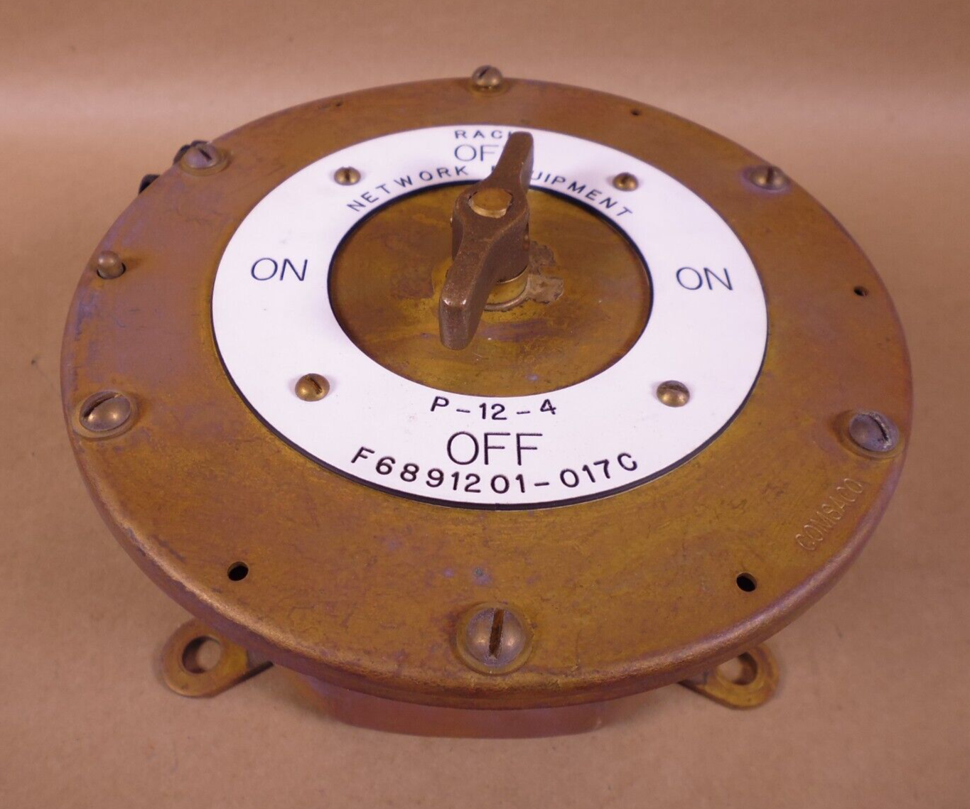 Naval Sea Marine F6891201-017C On/Off Switch Rack Network Equipment P-12-4 *UNTESTED* | Electrical MRO Replacement Parts & Components and Commercial Electrical Supplies Company