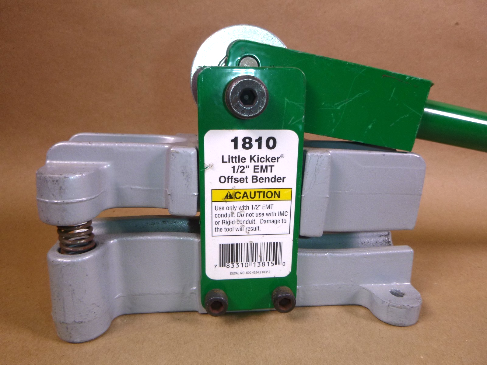 USED Greenlee 1810 Little Kicker Offset Hand Bender 1/2" EMT Conduit Bender | Industrial MRO Tools and Replacement Industrial Equipment Components
