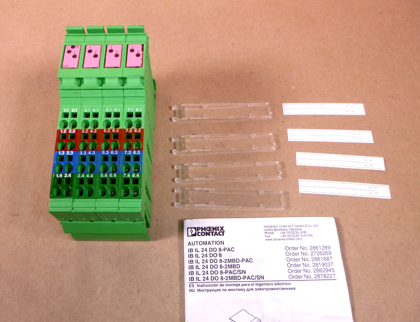 2726269 Phoenix Contact - IB IL 24 DO 8, 8 outputs 24VDC 500mA Output Terminal | Electrical MRO Replacement Parts & Components and Commercial Electrical Supplies Company