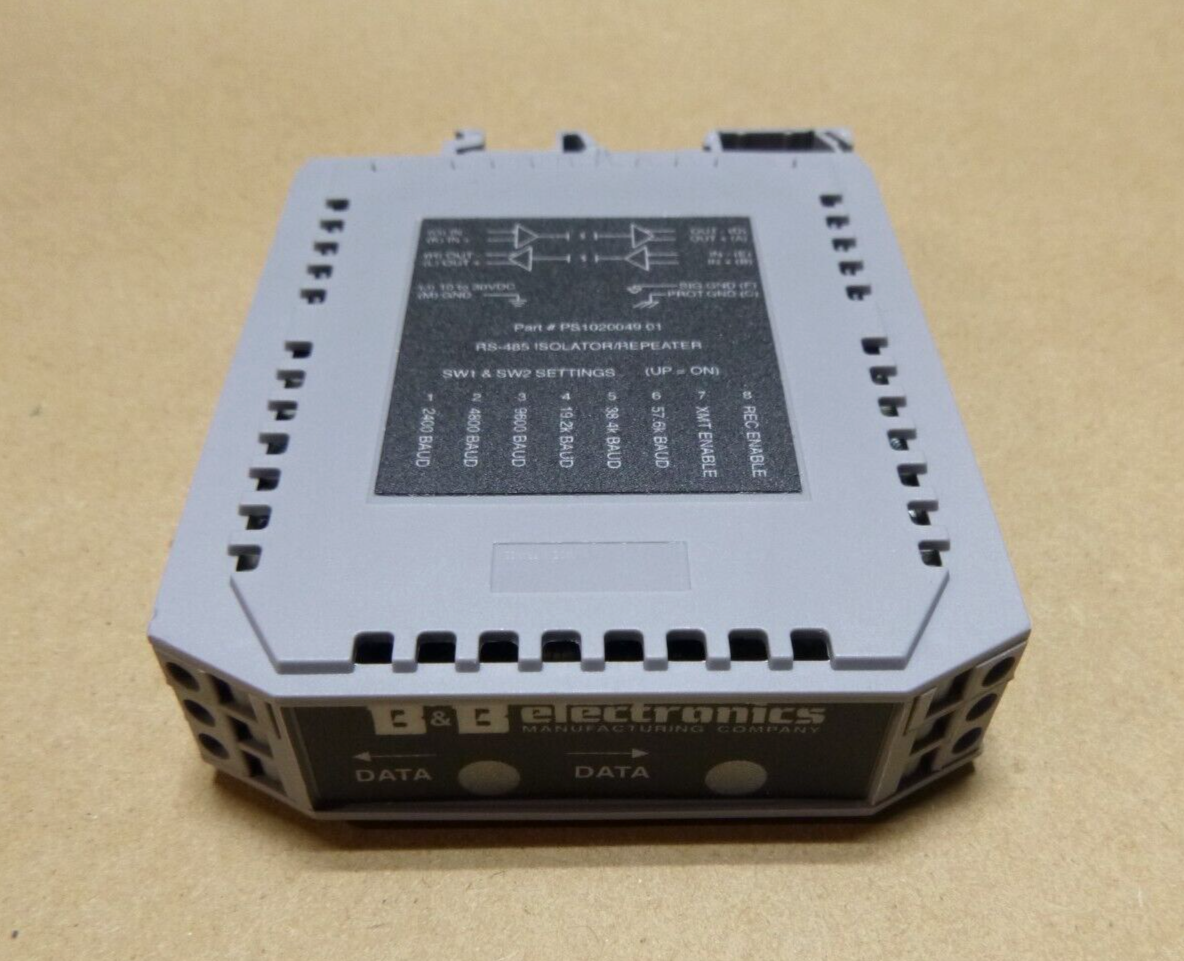 B&B Electronics RS-485 Optical Isolator / Repeater 2000 V RMS for 1 Minute | Electrical MRO Replacement Parts & Components and Commercial Electrical Supplies Company