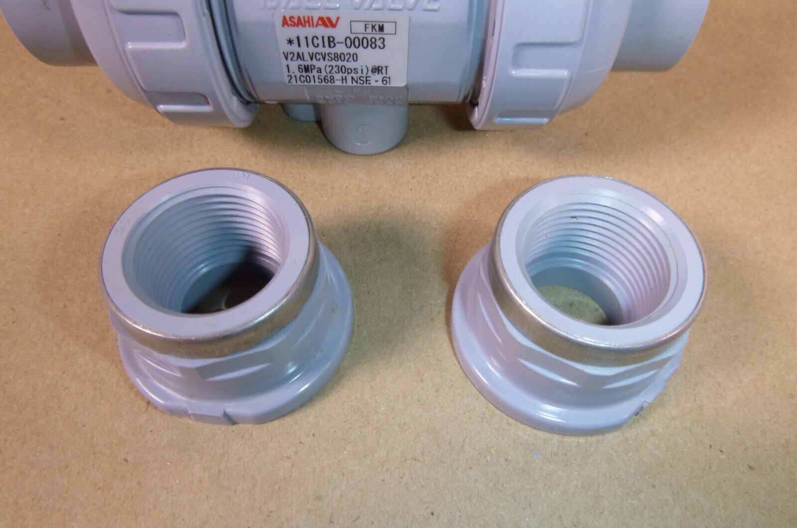 ASAHI 1613007, Manual Two-Way Ball Valve 3/4" CPVC 150 Psi Grainger P/N 49FA76 | Industrial MRO Replacement Parts, Manufacturing Machine Parts & Components, Heavy Equipment Parts Supplier