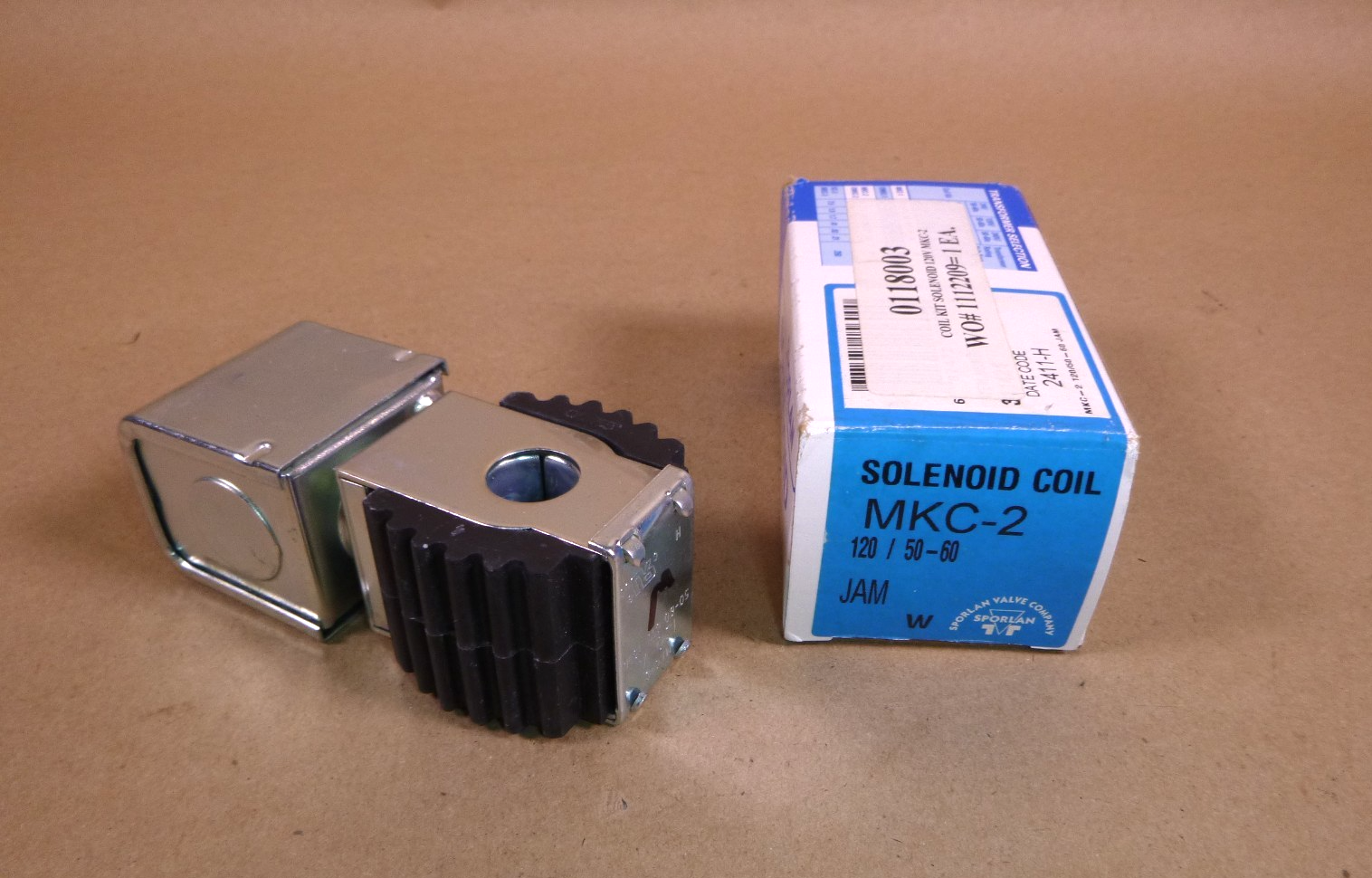 MKC2 Sporlan Solenoid Coil, 120V 50/60hz MKC-2 JAM Junction Box