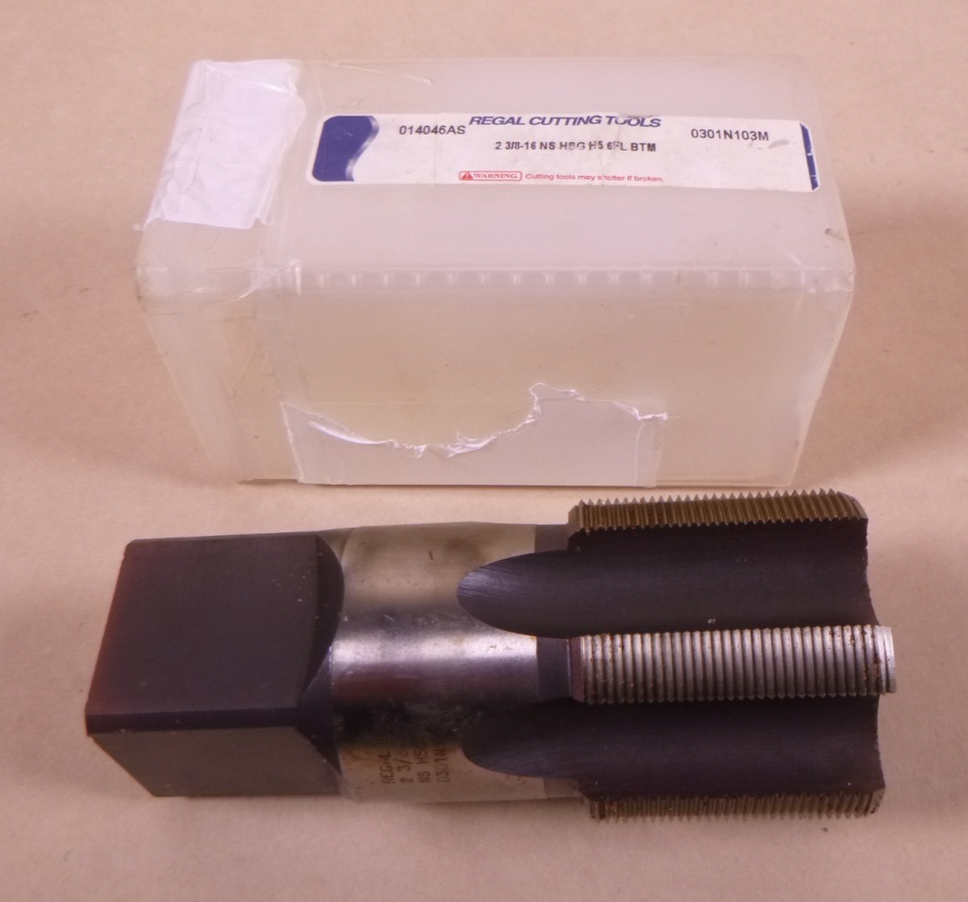 Regal 014046AS 2-3/8-16 NS H5 Bottoming Hand Tap 6-Flute HSG