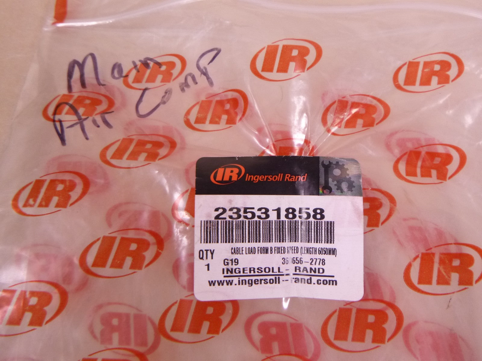 Genuine OEM Ingersoll Rand 23531858 Air Compressor Load Cable Form B For R90-160