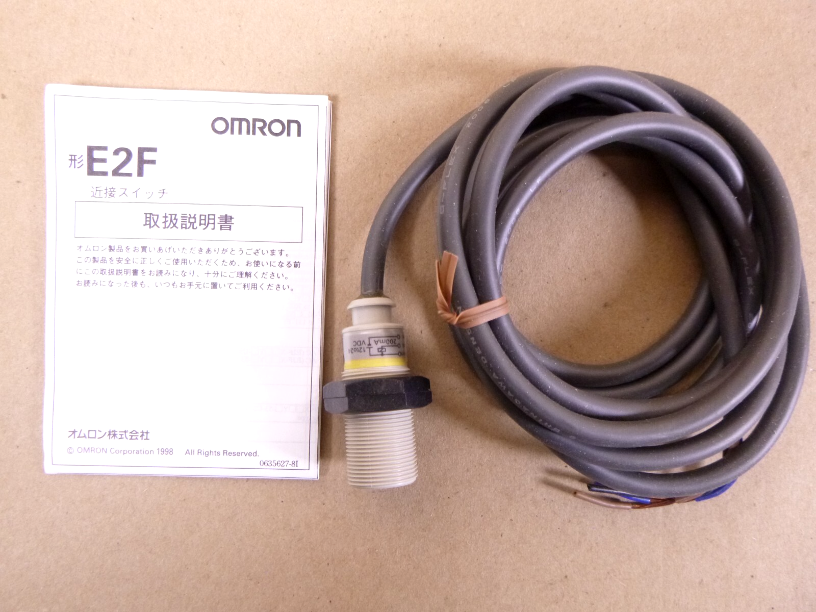 Omron E2F-X5E1 Inductive Shielded Water Resistant Proximity Sensor 12 to 24 Vdc | Electrical MRO Replacement Parts & Components and Commercial Electrical Supplies Company