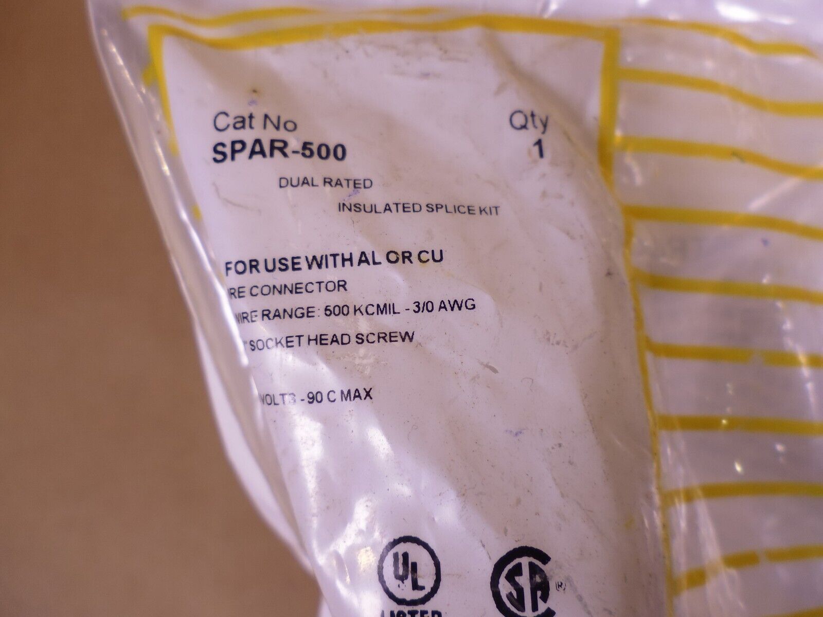 ILSCO SPAR-500 Splice Kit For AL or CU 600V | Industrial MRO Replacement Parts, Manufacturing Machine Parts & Components, Heavy Equipment Parts Supplier