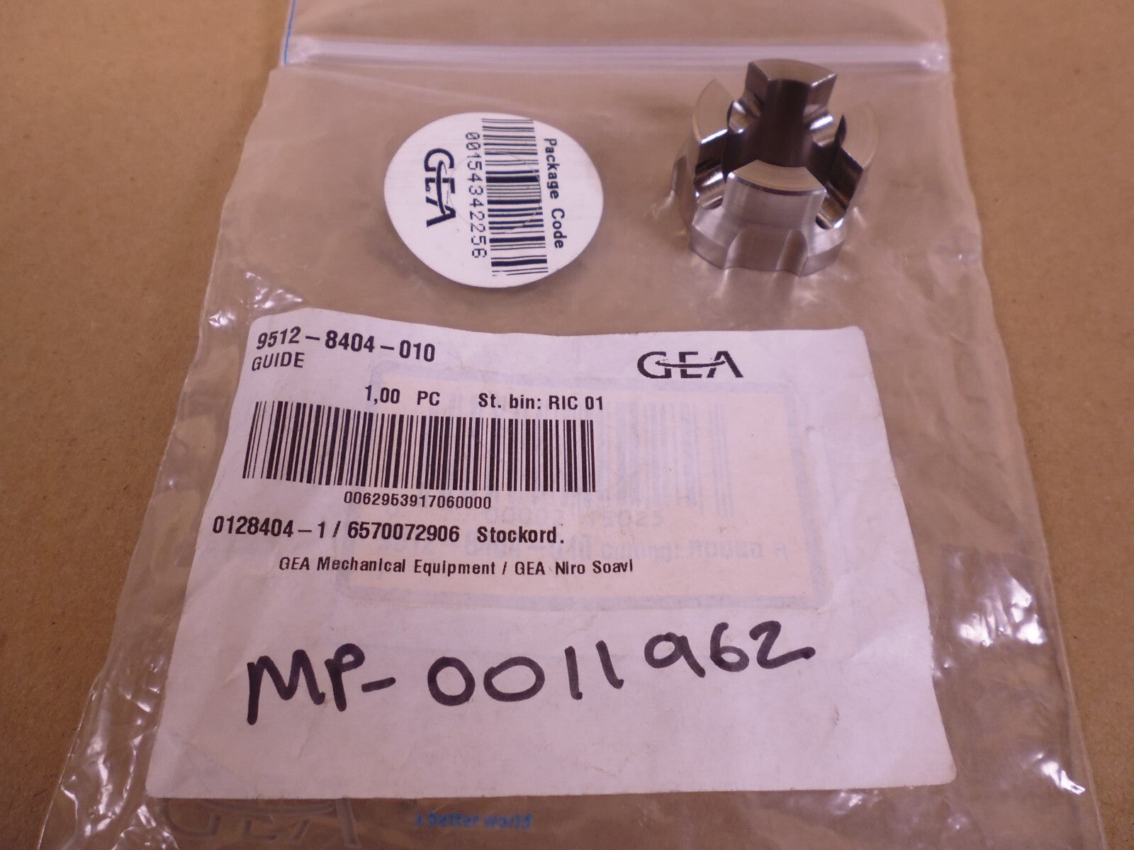 GEA Westfalia Guide 9512-8404-010 , 95128404010 | Industrial MRO Replacement Parts, Manufacturing Machine Parts & Components, Heavy Equipment Parts Supplier