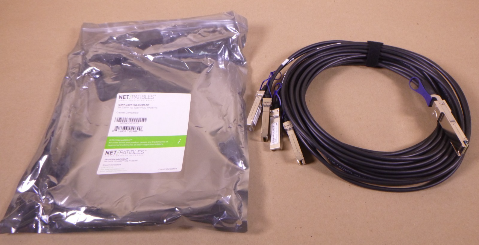 Replacement Cisco QSFP-4SFP10G-CU3M 3M QSFP To 4XSFP10G Passible Cable | Electrical MRO Replacement Parts & Components and Commercial Electrical Supplies Company