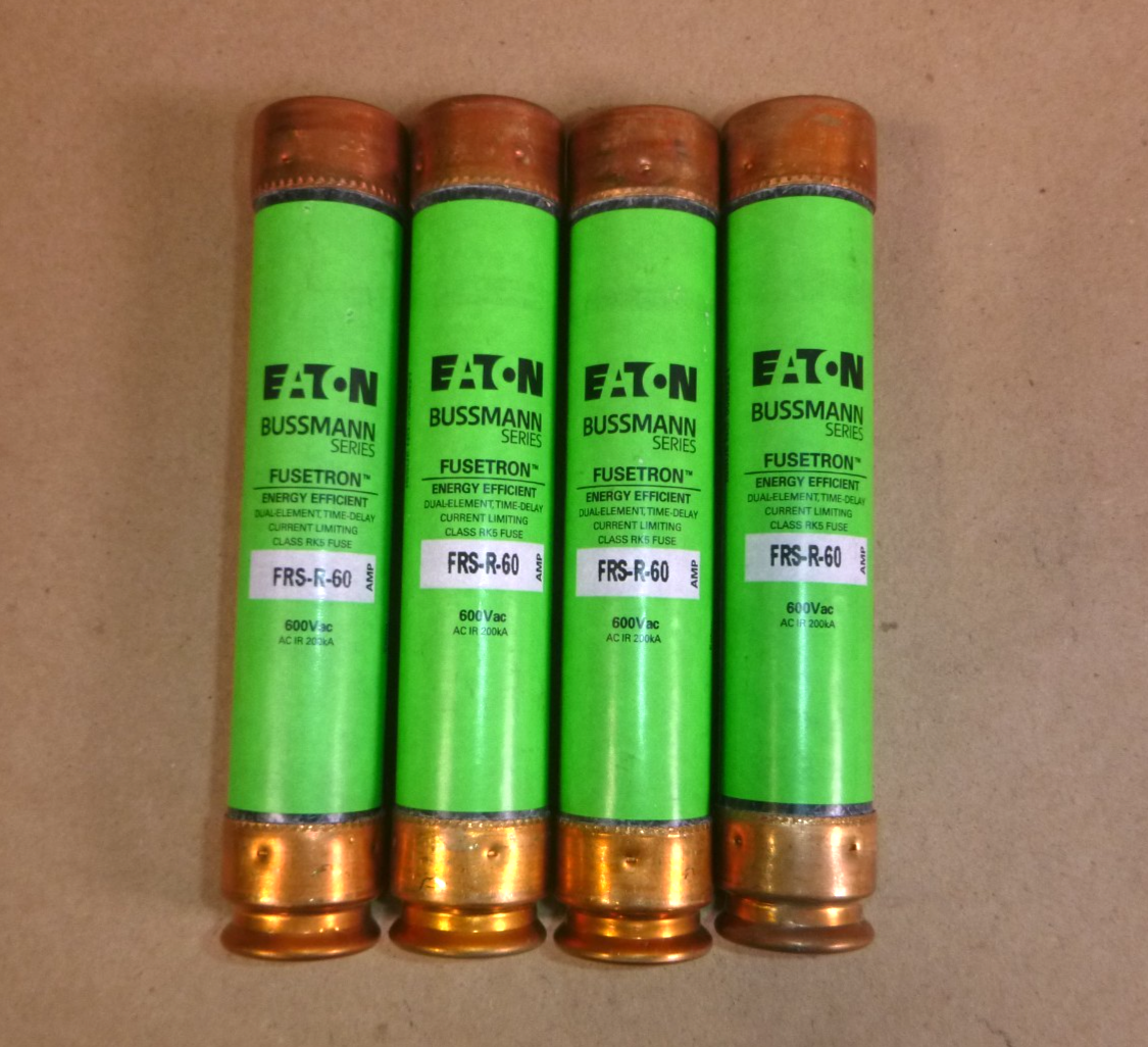 FRS-R-60 Eaton Bussmann Series Class RK5 Fuse (Lot of 4)