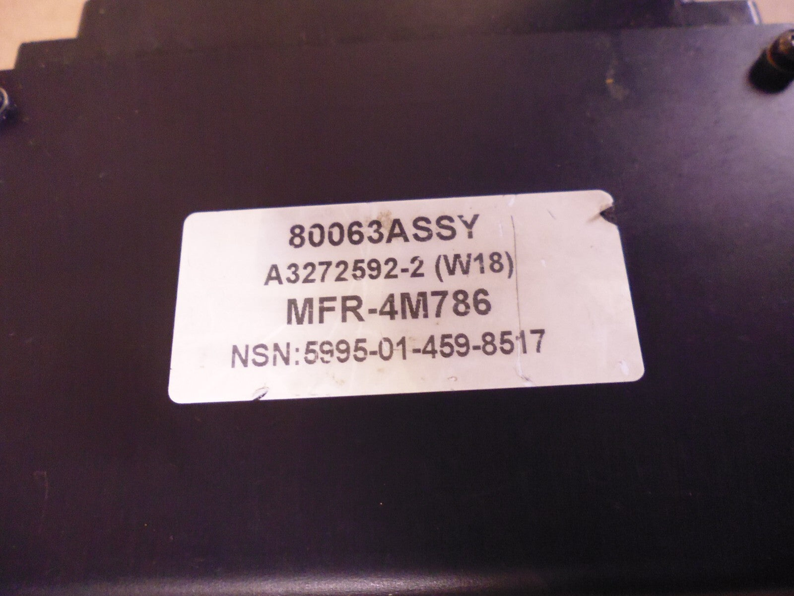 A3272592-2 Transmitter Receiver Wiring Harness AN/PRC-119F AN/VRC-87F AN/VRC-88F *UNTESTED AS IS* | Replacement Truck Parts, Trailer Accessories, Automobile Supplies, Car Parts & Accessories