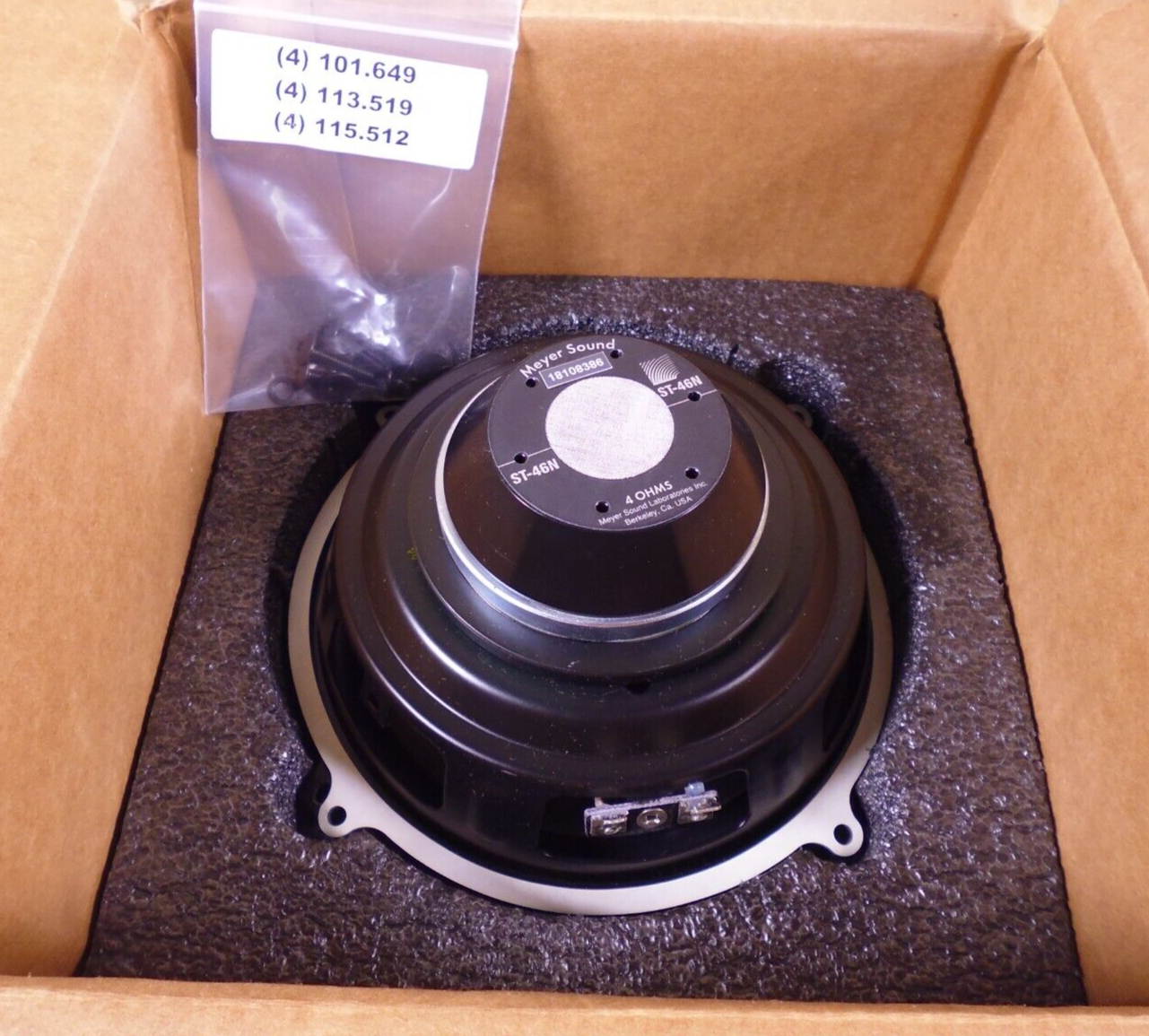 Meyer Sound ST-46N 4-Ohm Driver For MINA , 40.206.001.01 | Electrical MRO Replacement Parts & Components and Commercial Electrical Supplies Company