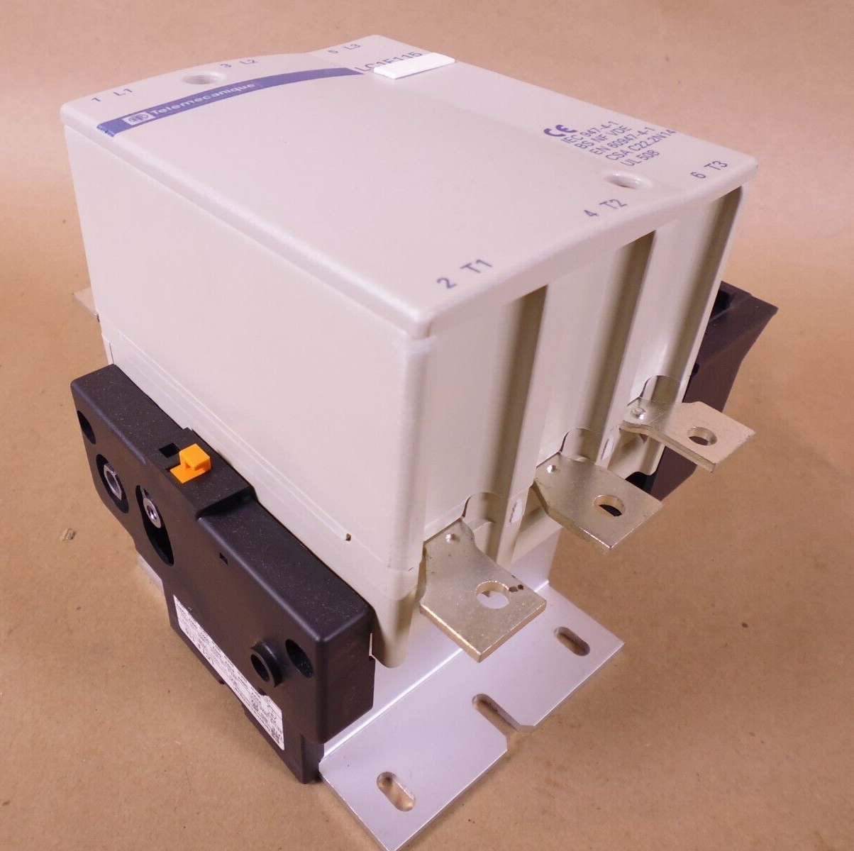 Telemecanique LC1F115 Contactor 3PH 600VAC 175A 100HP w/ LX1FF110 110V Coil | Electrical MRO Replacement Parts & Components and Commercial Electrical Supplies Company