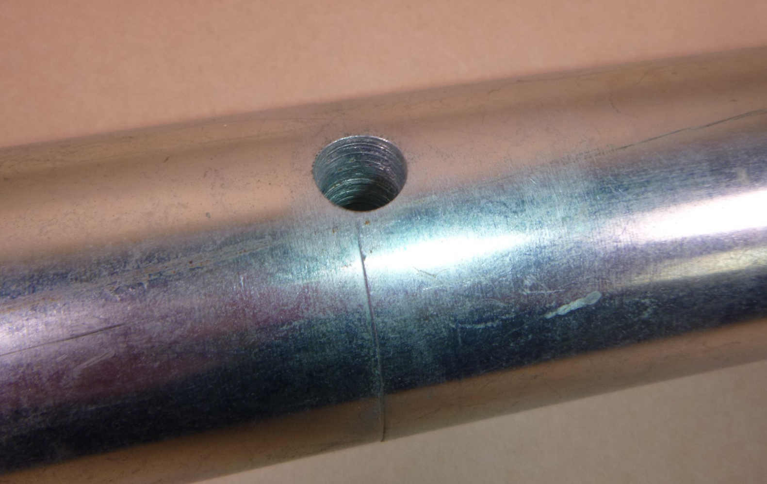 USGI M1089 WRECKER HEADLESS STEEL CLEVIS PIN 2-1/2" DIA x 18-3/4" GRIP LENGTH