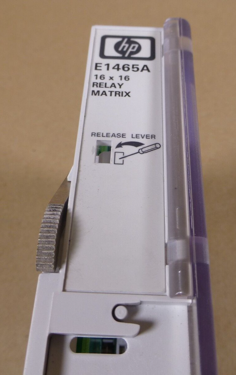 HP E1465A 16x16 Relay Matrix Switch USA , E1465-80010 | Electrical MRO Replacement Parts & Components and Commercial Electrical Supplies Company