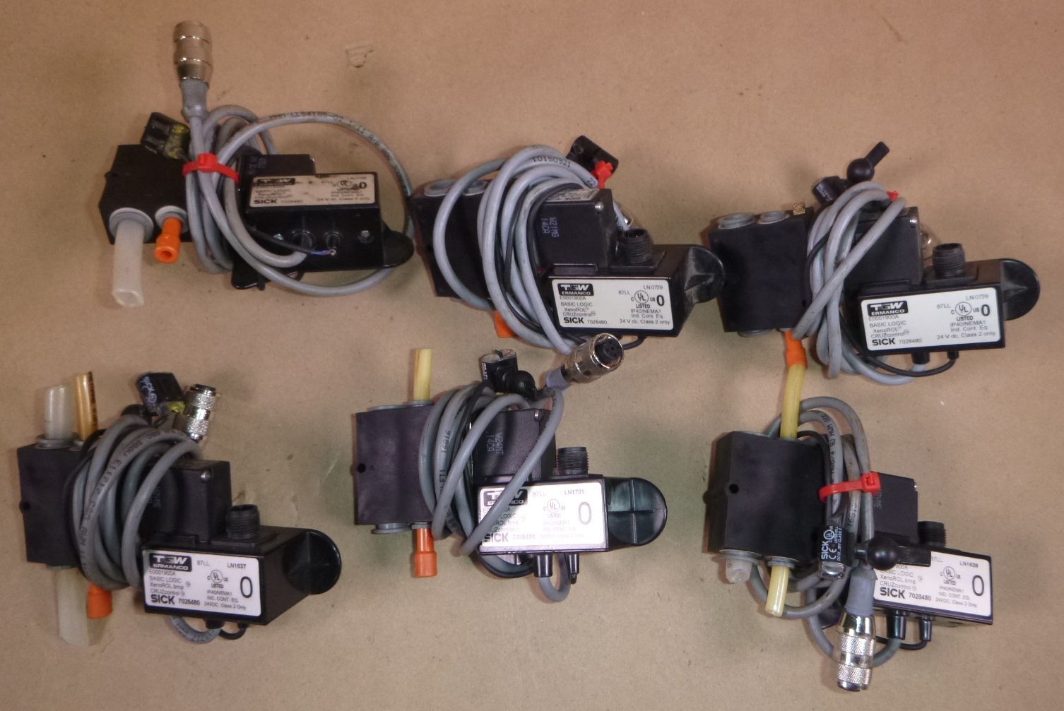 CRUZcontrol Logic Assembly E0001900A Sick 7028480 Photo Electric Sensor (6 Pcs)