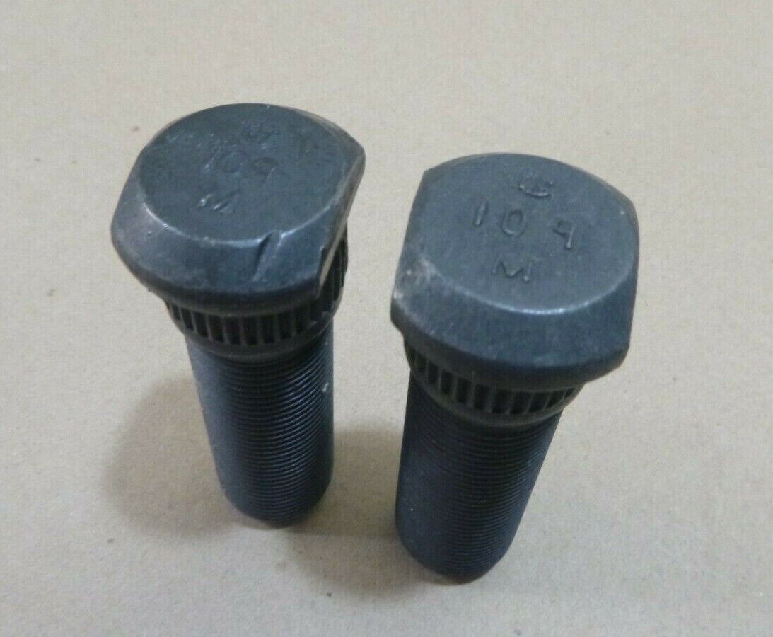8x MRAP JERRV Double Clipped Serrated Wheel Studs M22 x 1.5 x 2.875", 10.9 Grade | Genuine FMTV Replacement Parts, LMTV Parts For Sale and Military Surplus Medium Tactical Vehicle Parts & Components