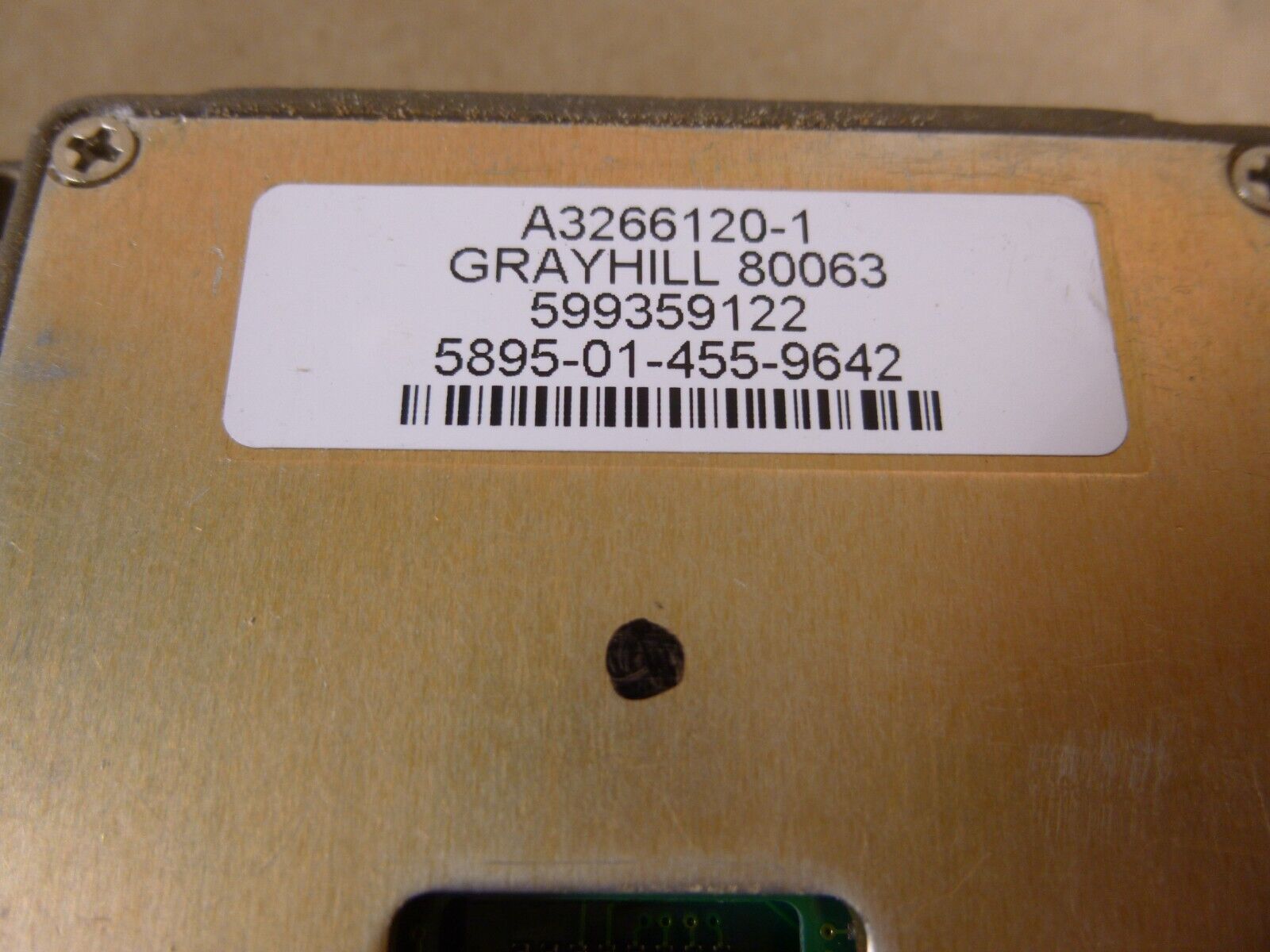 A3266120-1 Entry Keyboard For Sincgars Radio , 5895-01-455-9642 *For Parts* | Industrial MRO Replacement Parts, Manufacturing Machine Parts & Components, Heavy Equipment Parts Supplier