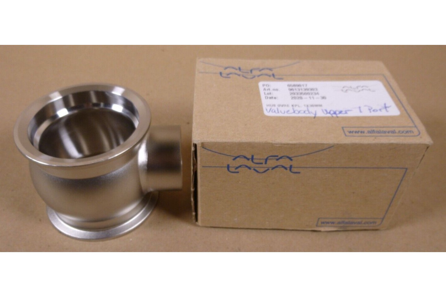 Alfa Laval 9613139303 Valve Body Upper 1 Port For Unique RV-P DN40 38mm | Industrial MRO Replacement Parts, Manufacturing Machine Parts & Components, Heavy Equipment Parts Supplier