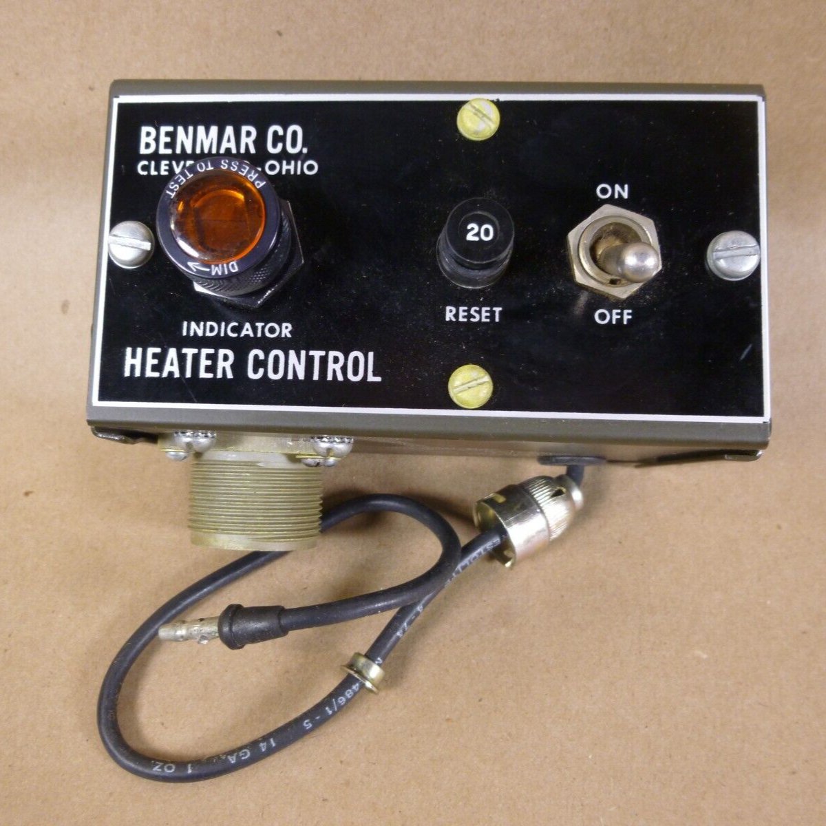 Benmar C2233 Vehicular Heater Control Box , 2540-00-912-6448 | Replacement Truck Parts, Trailer Accessories, Automobile Supplies, Car Parts & Accessories