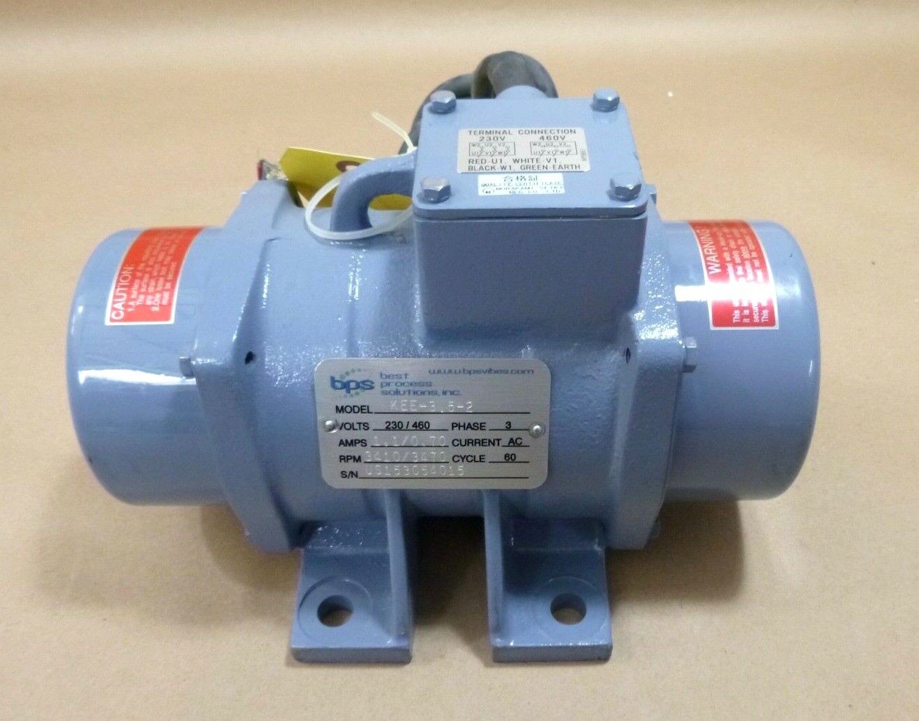 BPS KEE-3.5-2 Industrial Shaker Screen Vibrator Motor 1/3 Hp 3 Ph 770 Lb Force | Industrial Electric Motors, Pumps & Parts