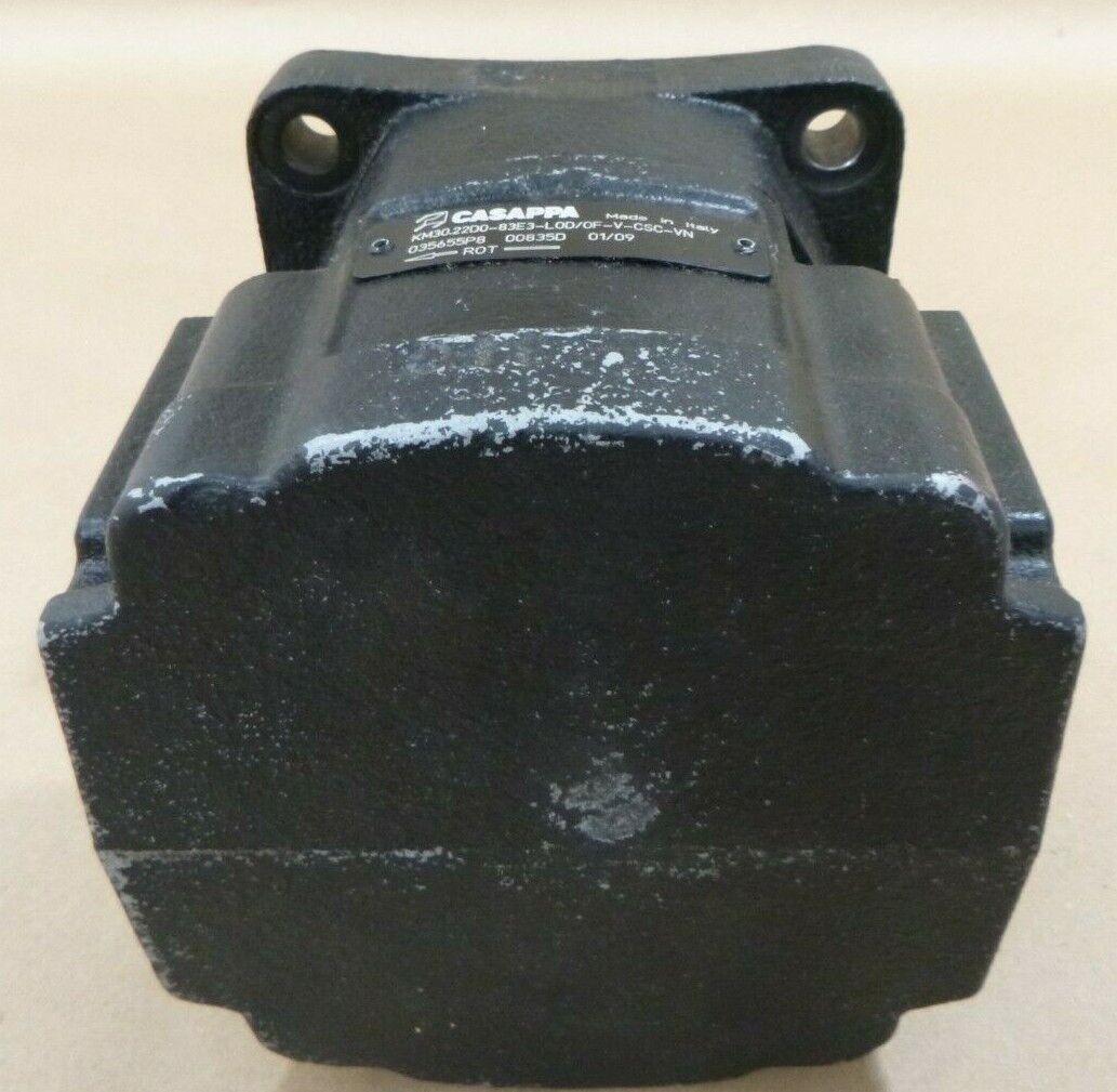CASAPPA KM30 22 HYDRAULIC GEAR MOTOR CSC 3000RPM KM30.22D0-83E3-LOD/OF-V-CSC-VN | Industrial Electric Motors, Pumps & Parts