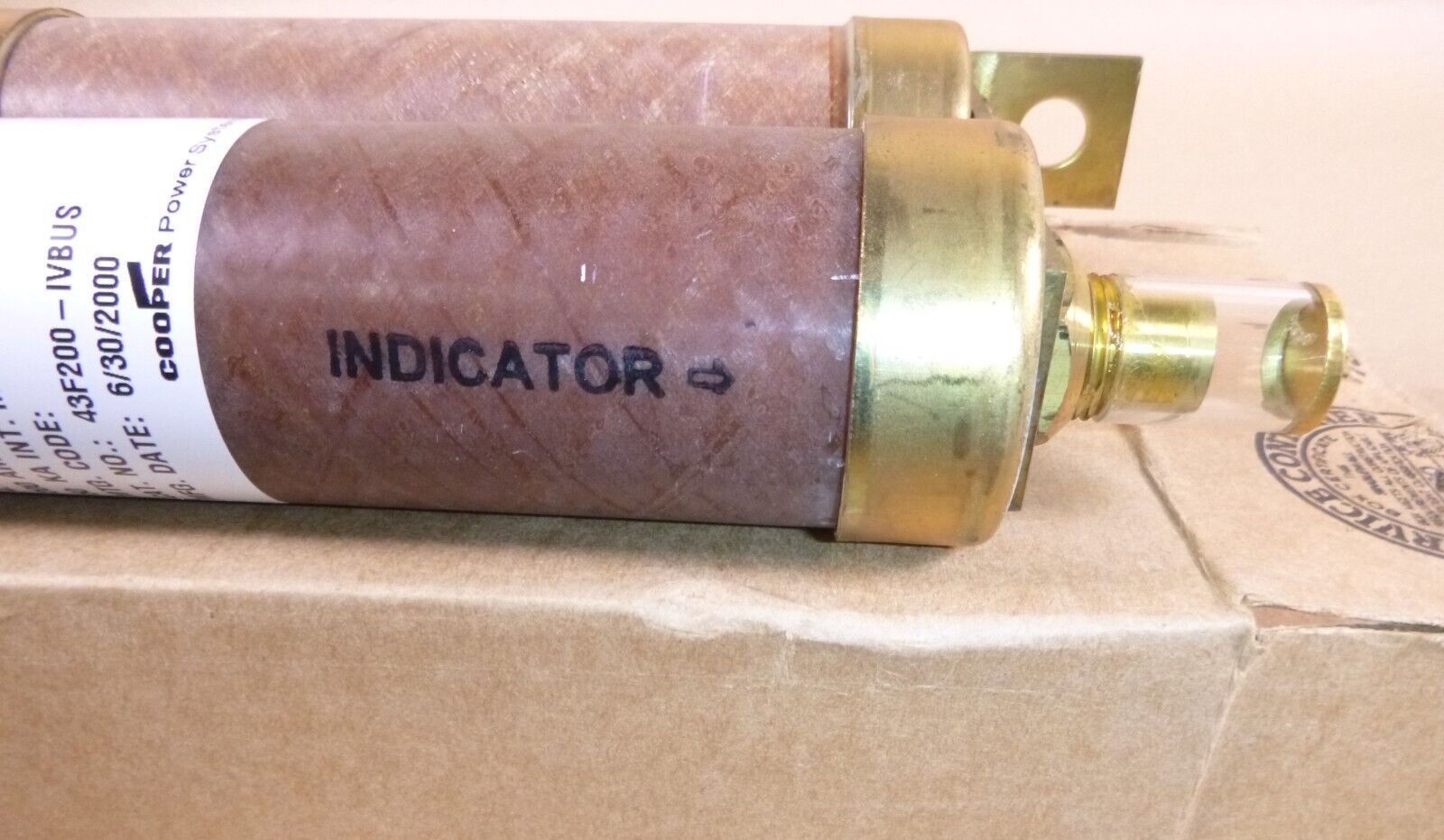 Cooper 200 Amp 4.3 KV Direct-connected Capacitor Fuse Bussmount 43F200-IVBUS | Electrical MRO Replacement Parts & Components and Commercial Electrical Supplies Company