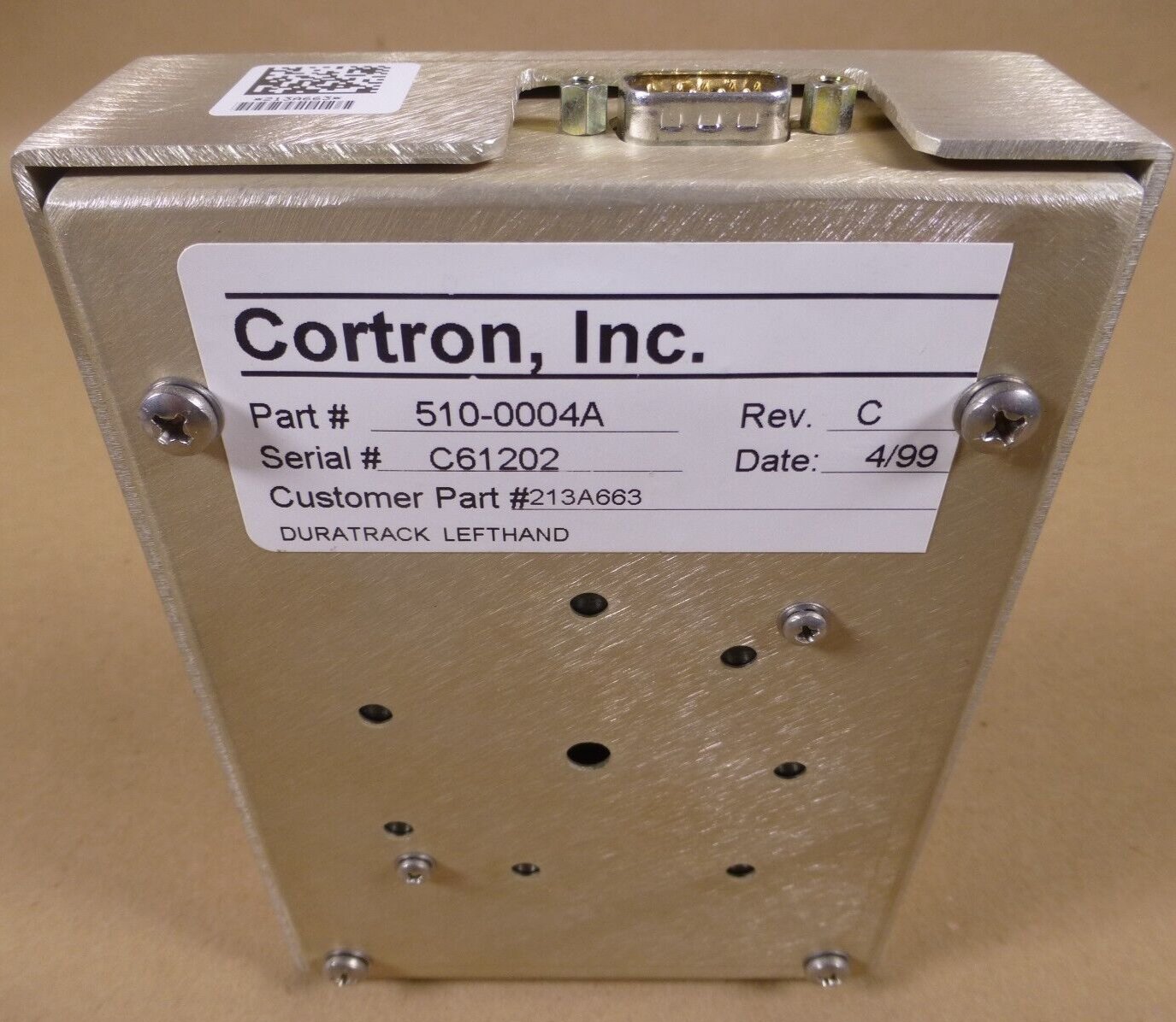 CORTRON 510-0004A DATA ENTRY TRACKBALL B488 79C0082-01 , 5895-01-458-1279 | Industrial MRO Replacement Parts, Manufacturing Machine Parts & Components, Heavy Equipment Parts Supplier