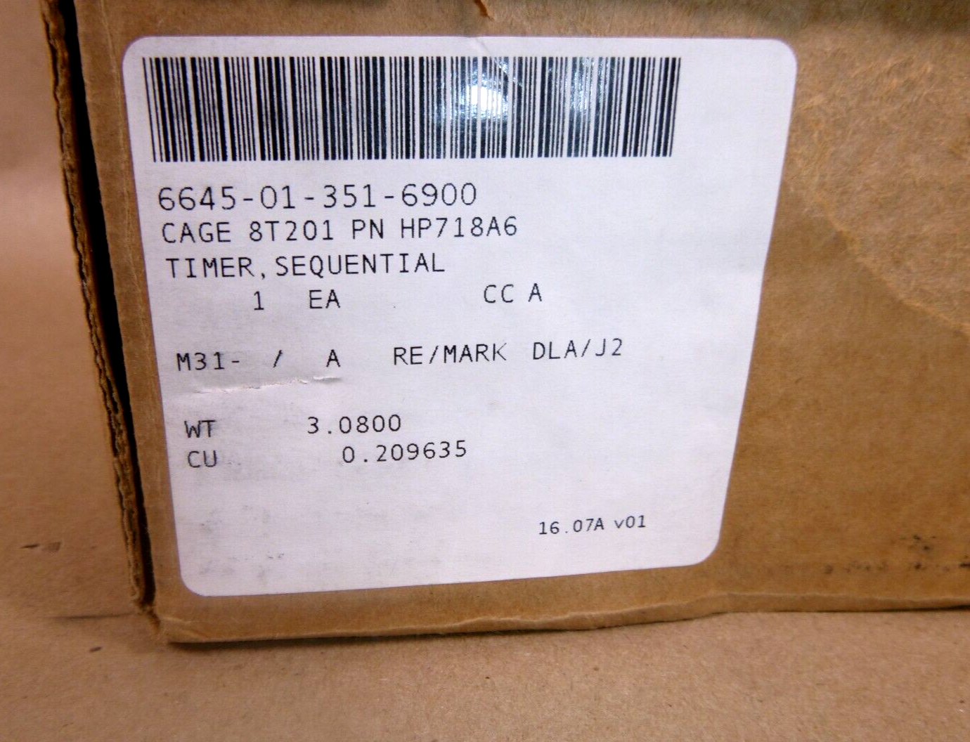 Danaher HP718A6 Eagle Signal 15 Minute Electromechanical Repeat Cycle Timer 120V | Industrial MRO Replacement Parts, Manufacturing Machine Parts & Components, Heavy Equipment Parts Supplier