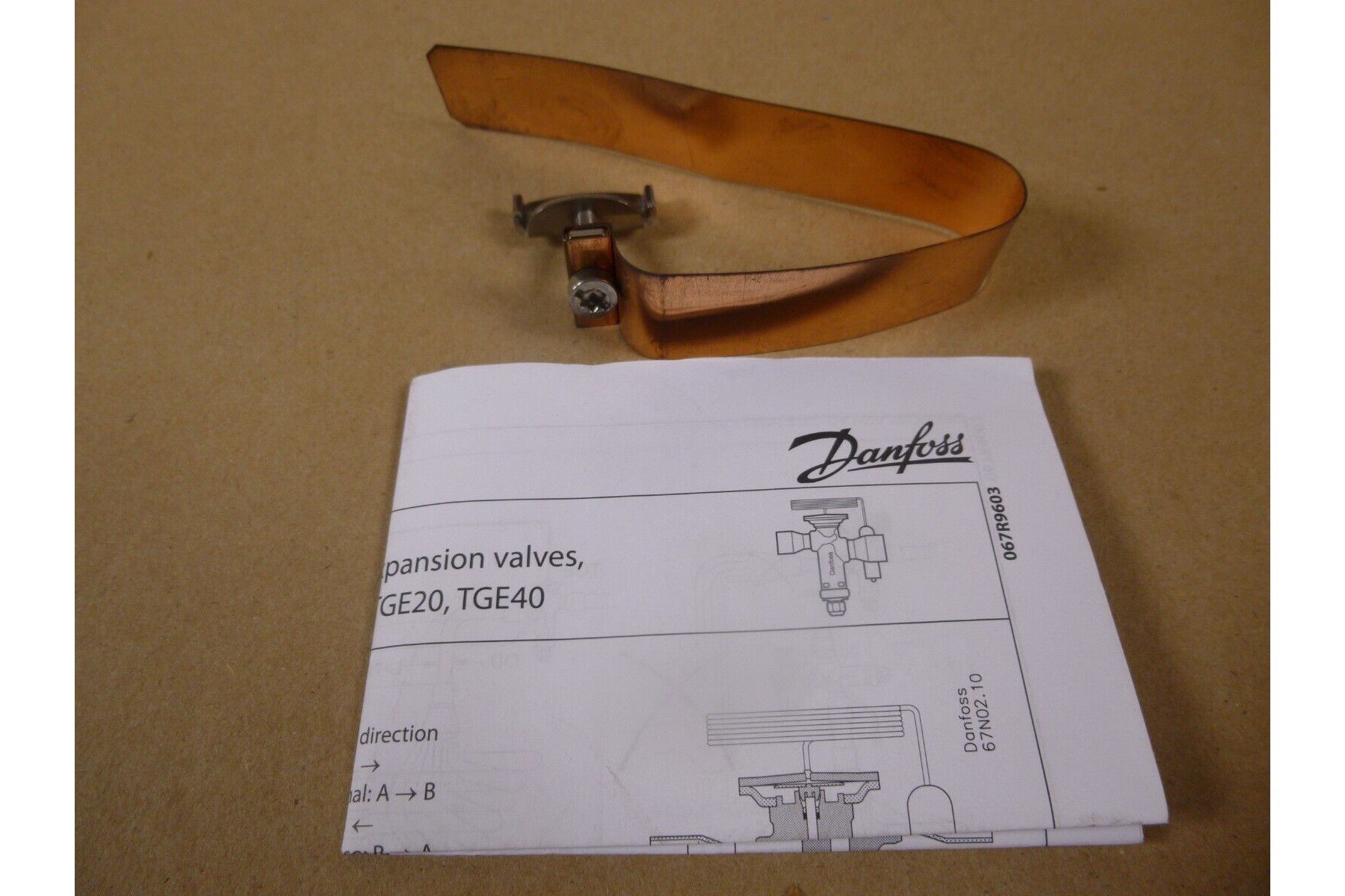 Danfoss TGEX Thermostatic Expansion Valve 11TR 38KW 5/8x7/8x1/4" , 067N2304 | Industrial MRO Replacement Parts, Manufacturing Machine Parts & Components, Heavy Equipment Parts Supplier