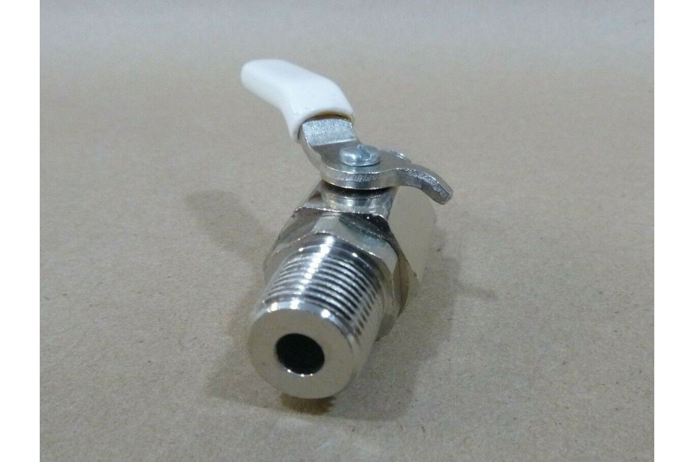 DeVilbiss 240038 VA-540 Ball Valve, 3/8 in MNPS x 3/8 in MNPT, 500 psi, Brass | Industrial MRO Replacement Parts, Manufacturing Machine Parts & Components, Heavy Equipment Parts Supplier