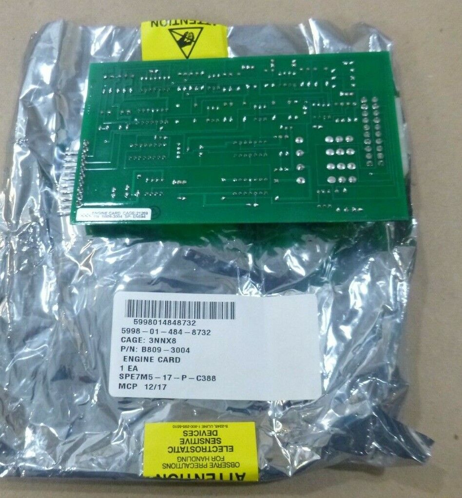 Essex Electro Engineers B809D 72kW Generator Set Engine Card B809-3004 | Genuine MEP Generator Replacement Parts and Military Surplus Generator Parts