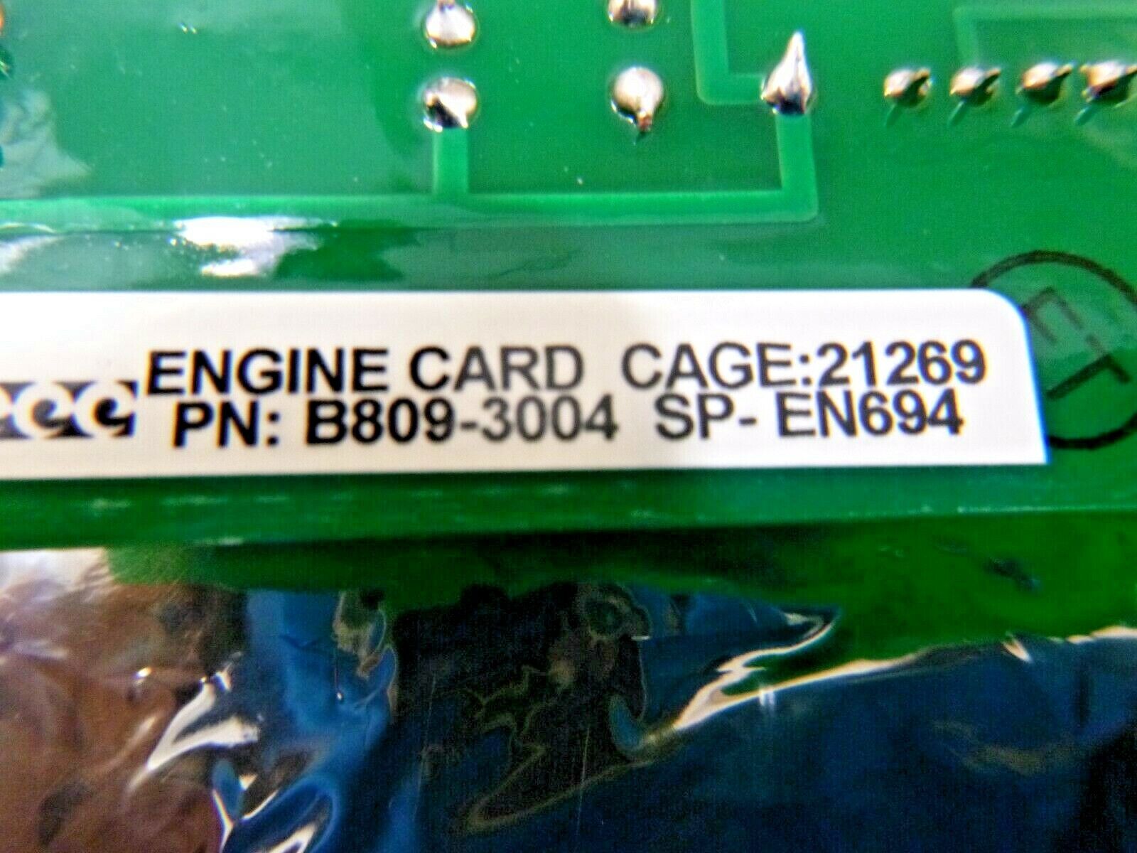 Essex Electro Engineers B809D 72kW Generator Set Engine Card B809-3004 | Genuine MEP Generator Replacement Parts and Military Surplus Generator Parts