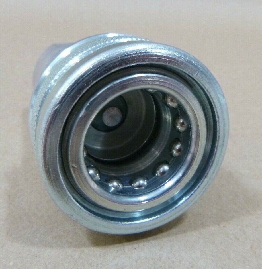 FOSTER H4S10 1/2" TWO-WAY SHUT OFF QUICK DISCONNECT COUPLING 7/8"-14 SOCKET | Industrial Replacement Nuts & Bolts Distributor and Machinery Screws & Fasteners Supply